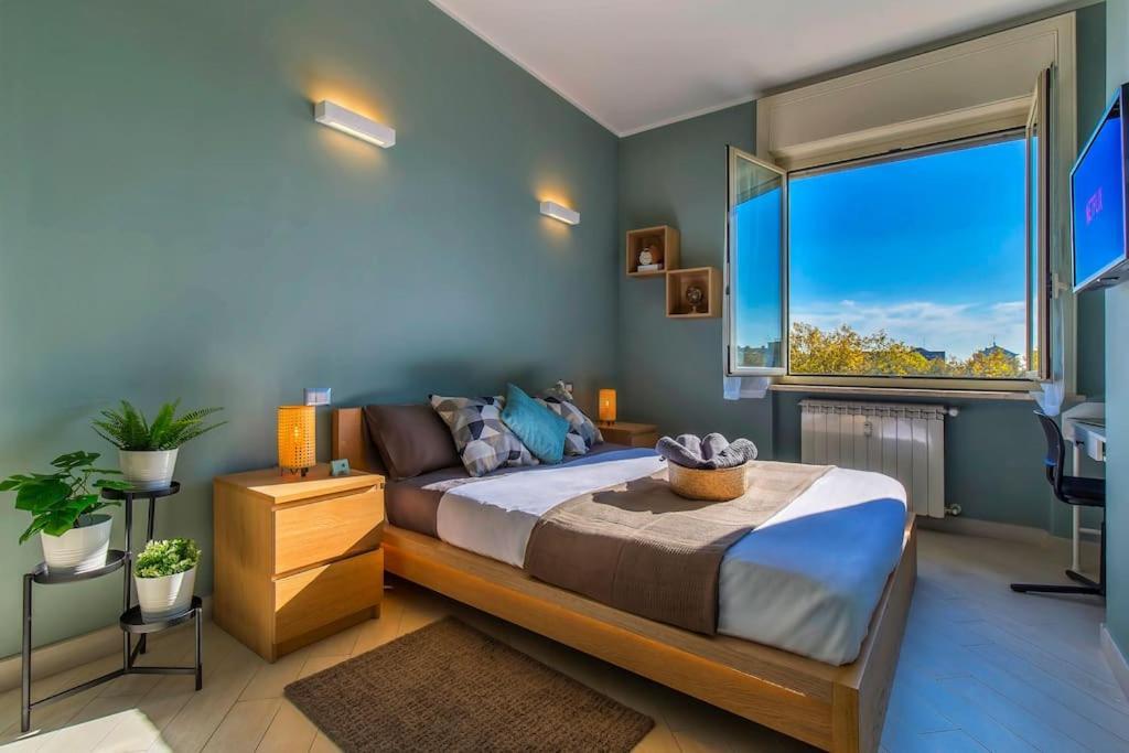 Charmy & Cozy Panoramic Flat 50m From M4 Stop Leilighet