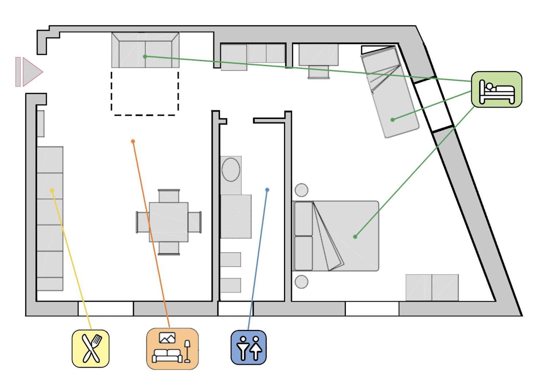 Stayeasy Fondazione Prada - Center In 15 Mins Leilighet