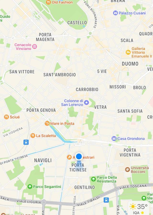 Navigli Floor 15 Mins From Duomo Leilighet Milano