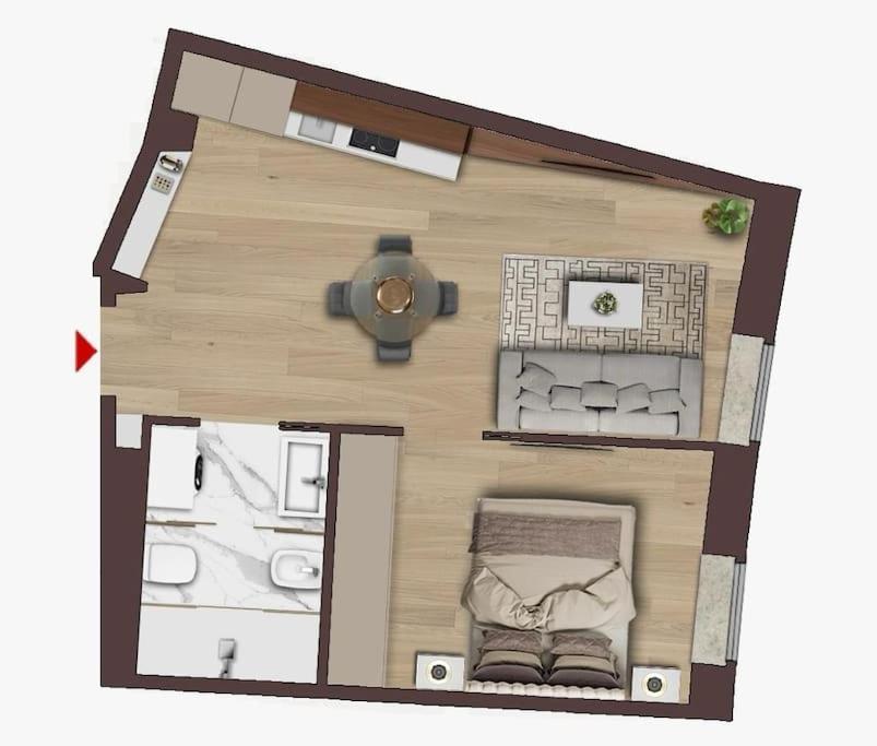 Dali Duomo Golden House Apartment Milan