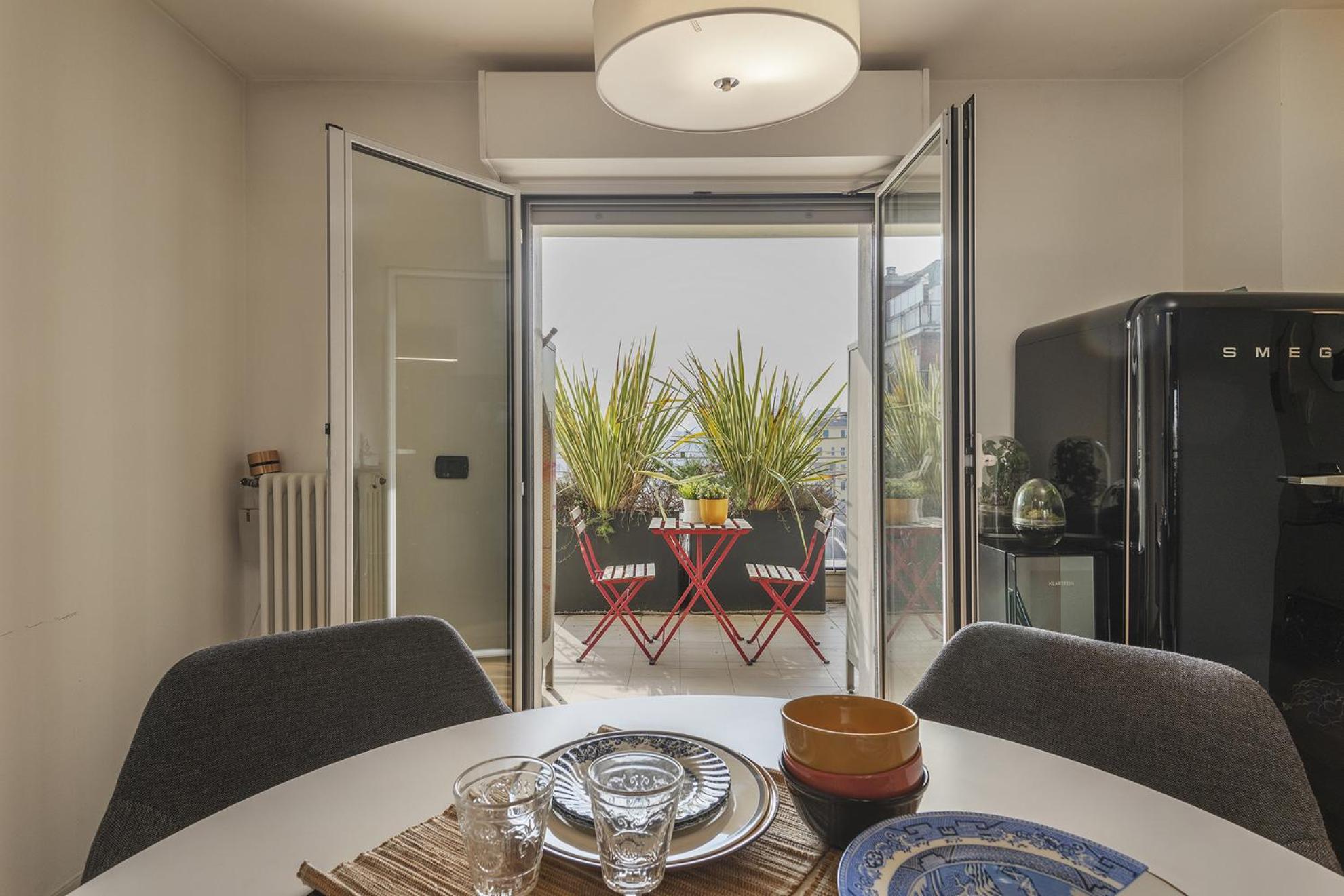 Giresio 41 - Your Penthouse With Rooftop Garden In Navigli - Wifi Lejlighed Milano