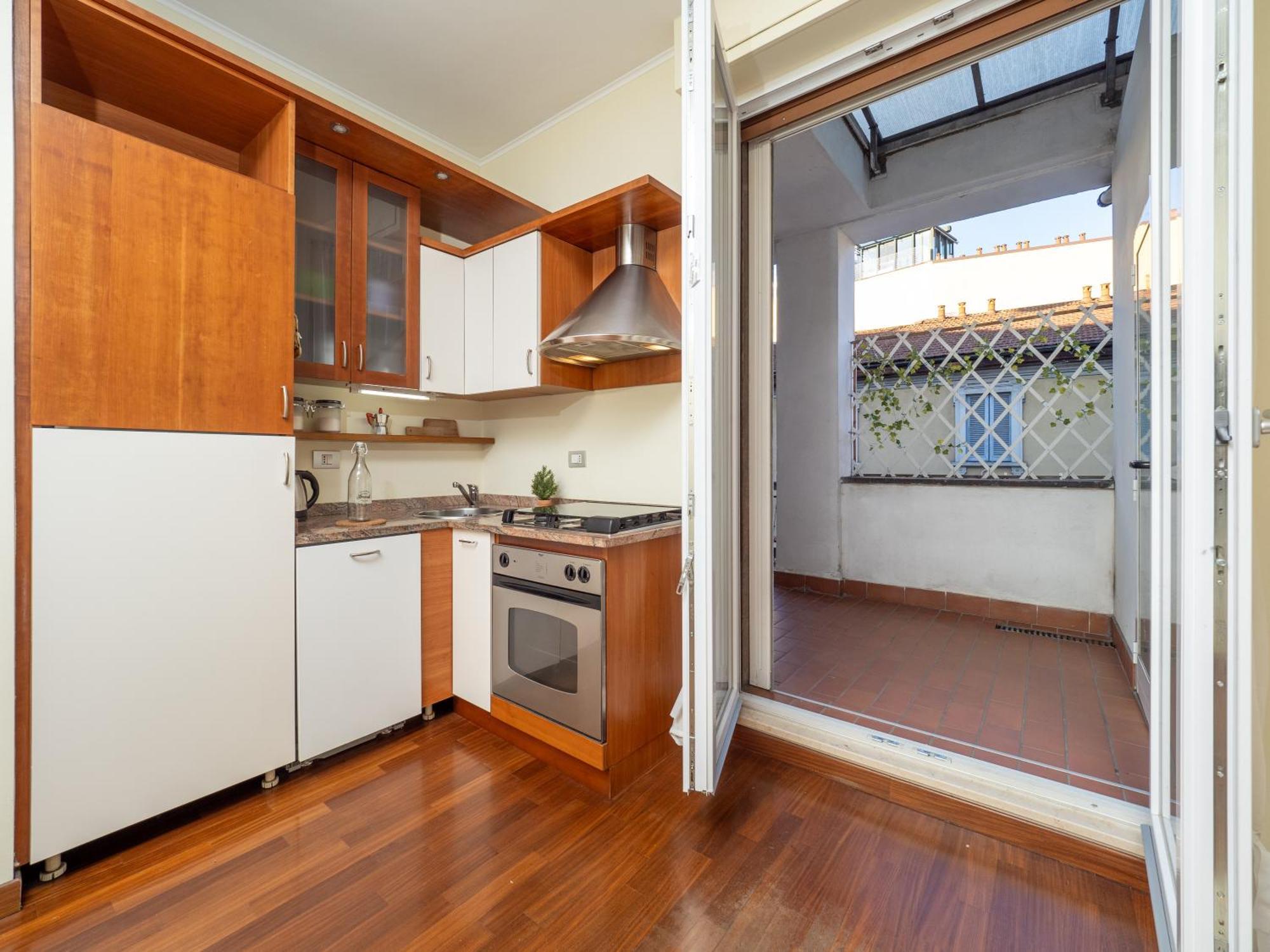 Lejlighed Flat In Center With Terrace, Near Garibaldi Fs Milano