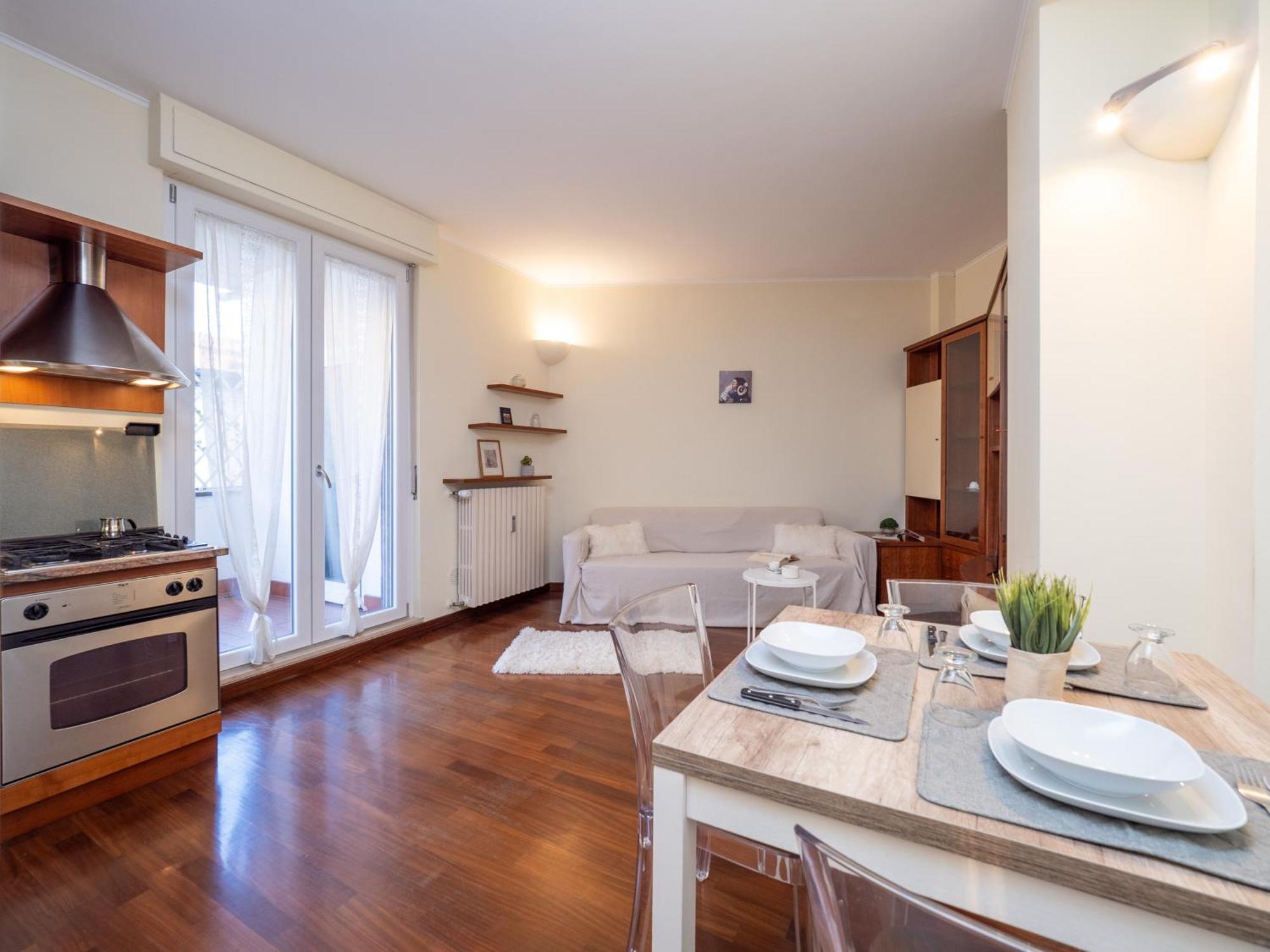 Lejlighed Flat In Center With Terrace, Near Garibaldi Fs Milano