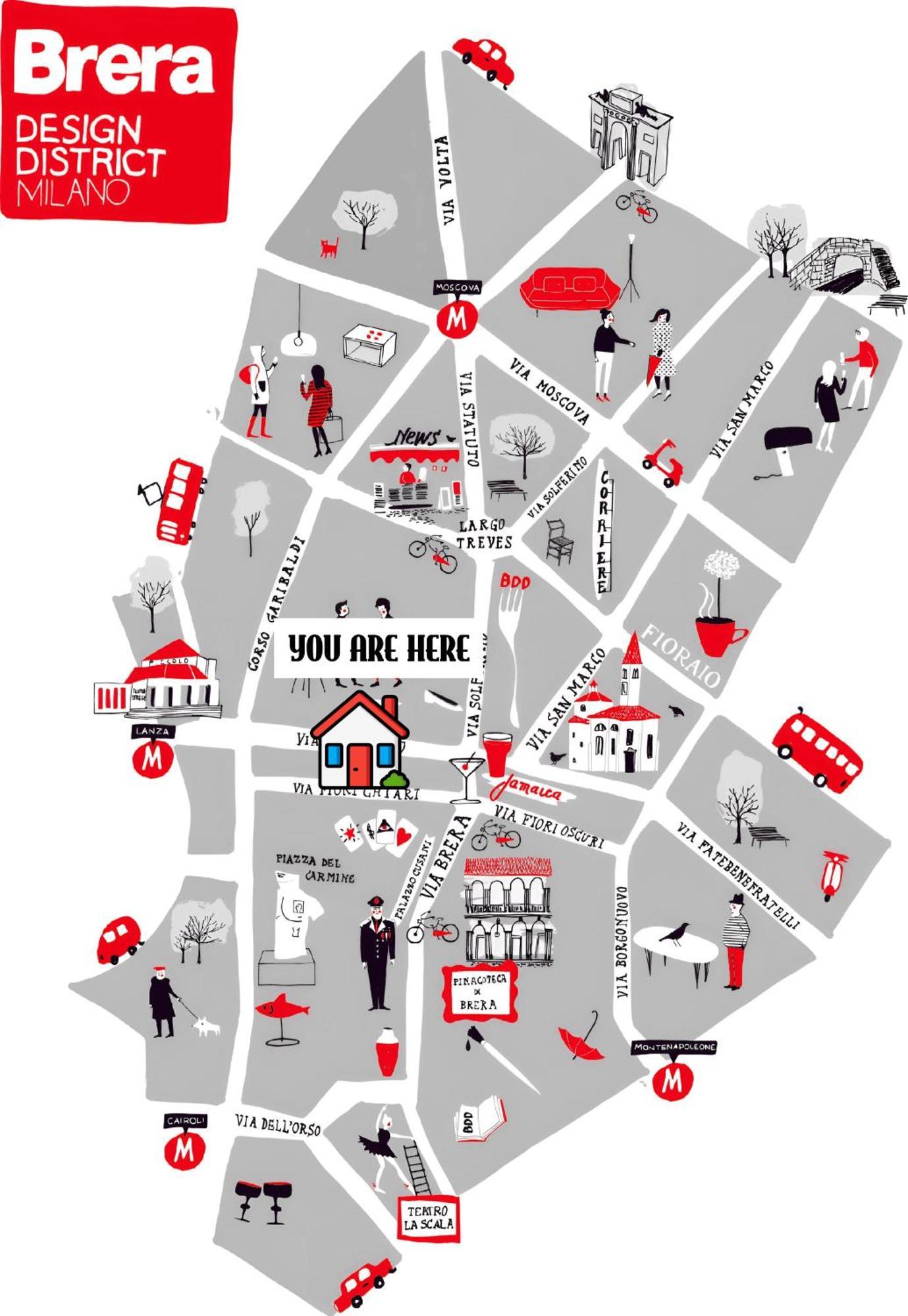 Leilighet Brera Vip Spotlight - Brera - Duomo - Castello Sforzesco - Lanza Metro M2 Milano