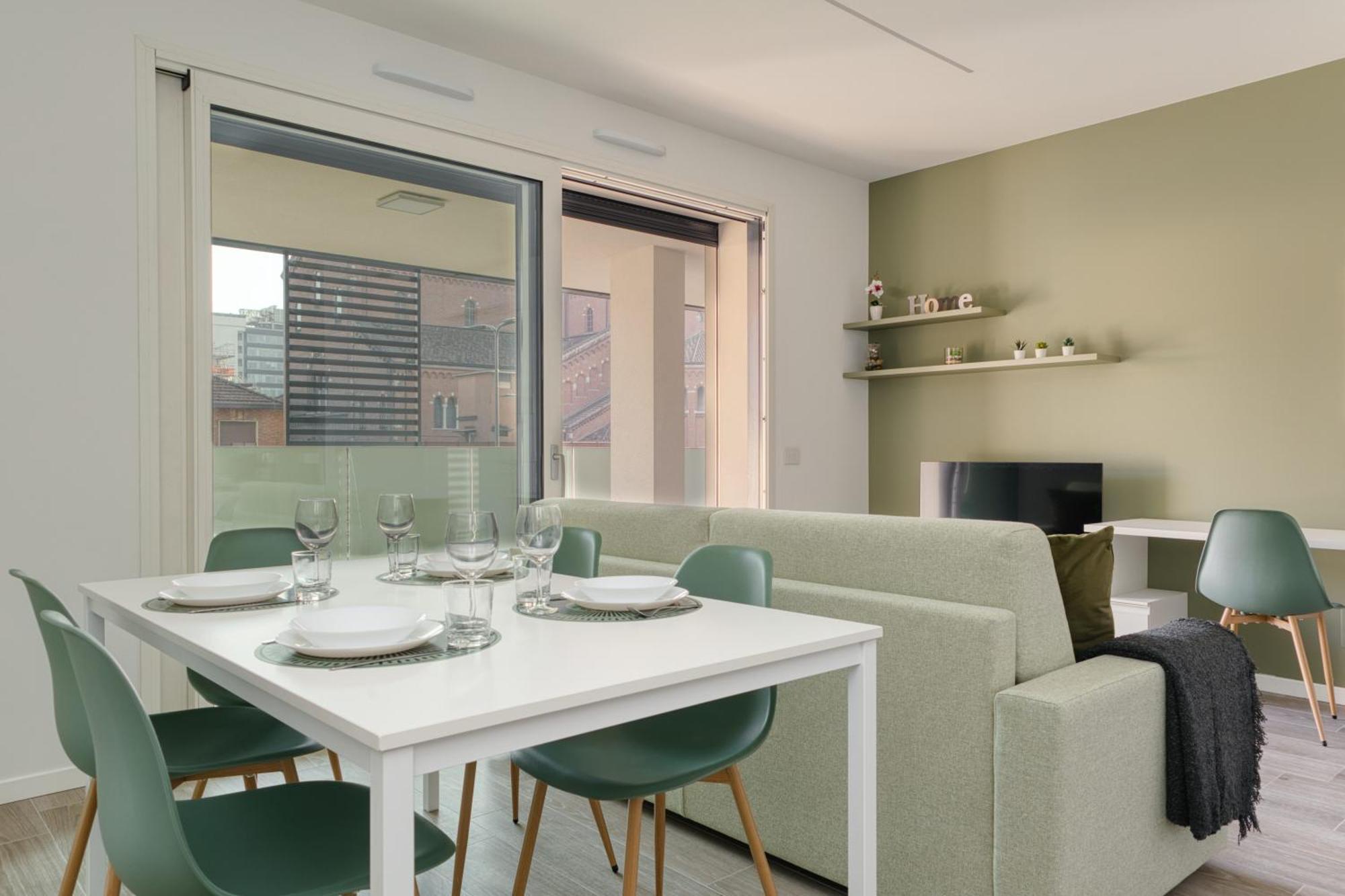 In Financial District 4 Pax Appartement Milaan