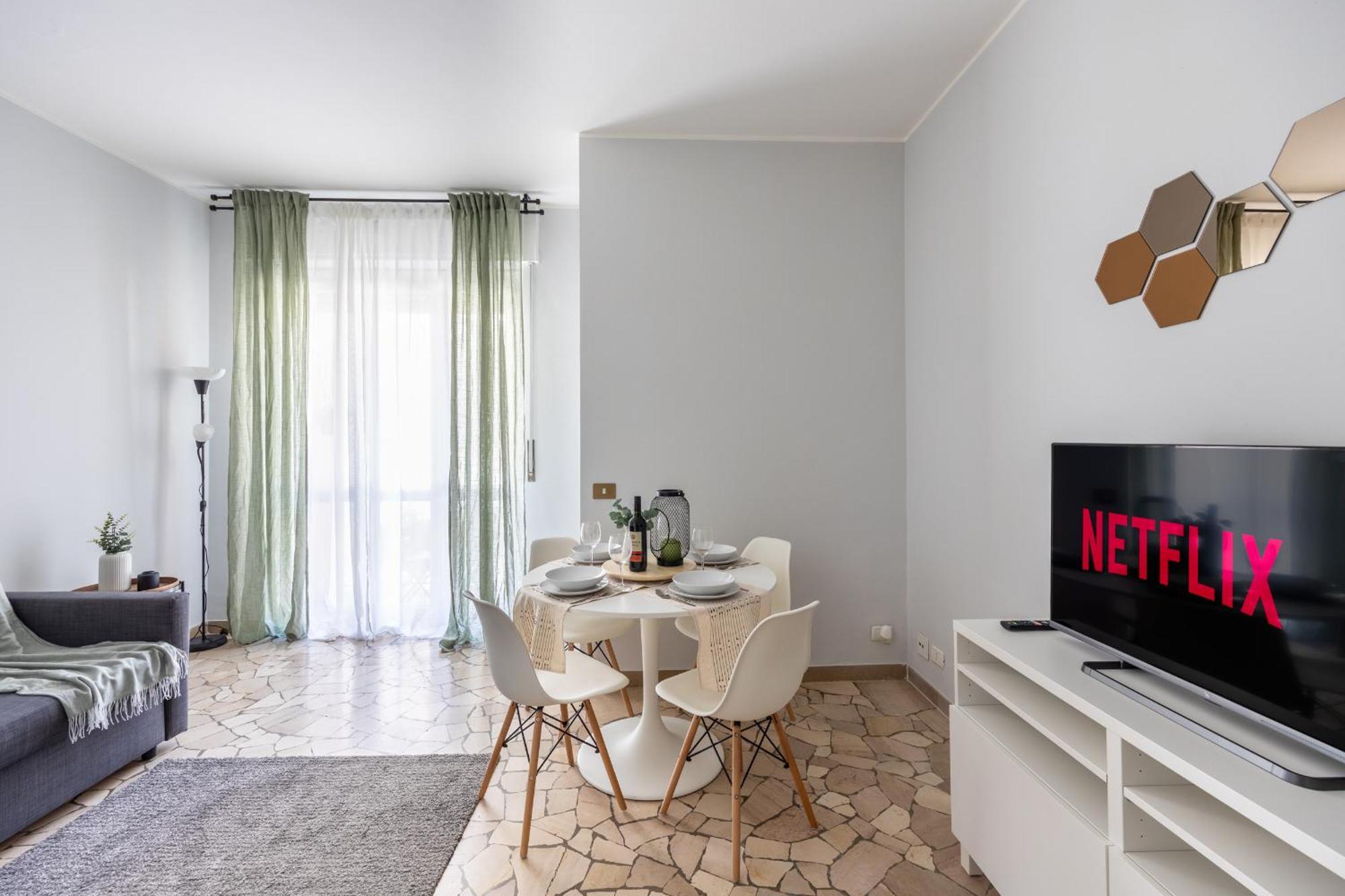 Appartement 8 Min Dalla Metro Casa Elegante Con Netflix E Wifi Milaan