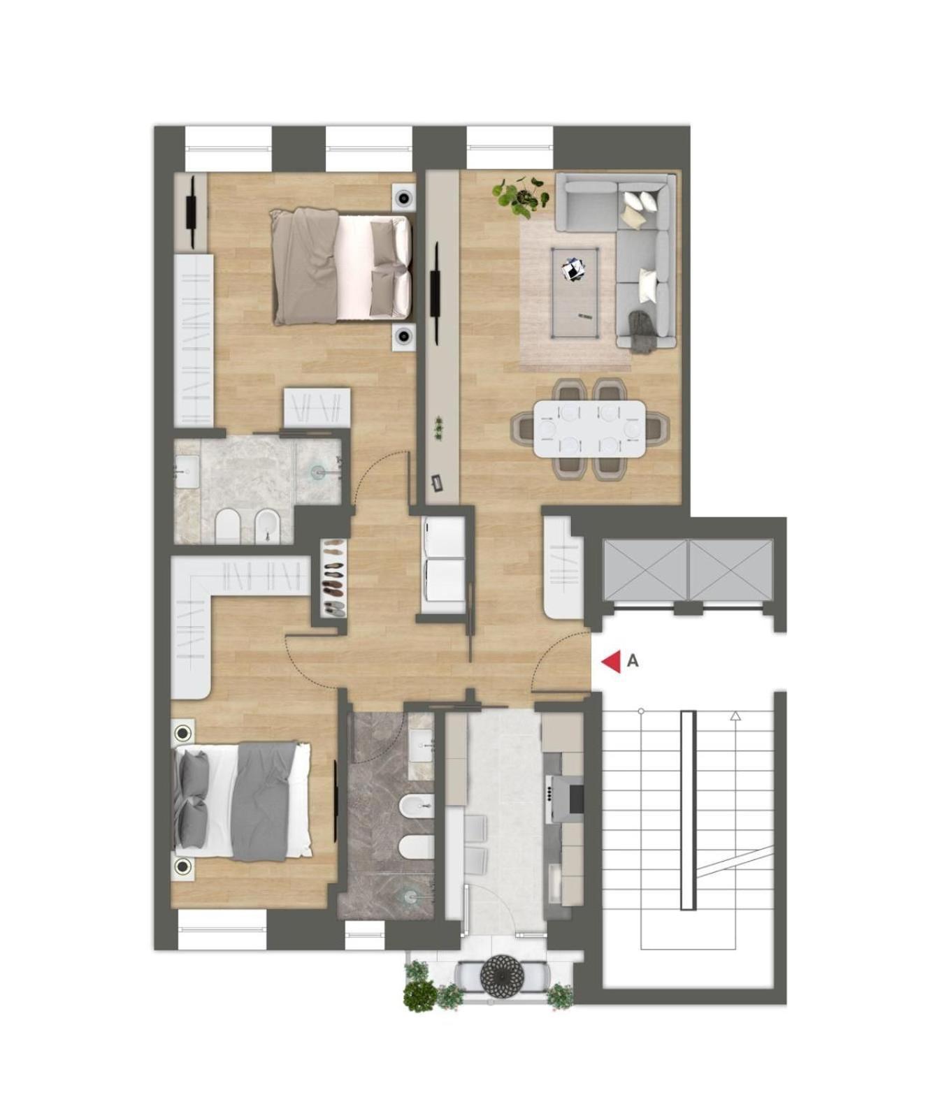 Appartamento Palazzo Fontana Duomo View Golden House