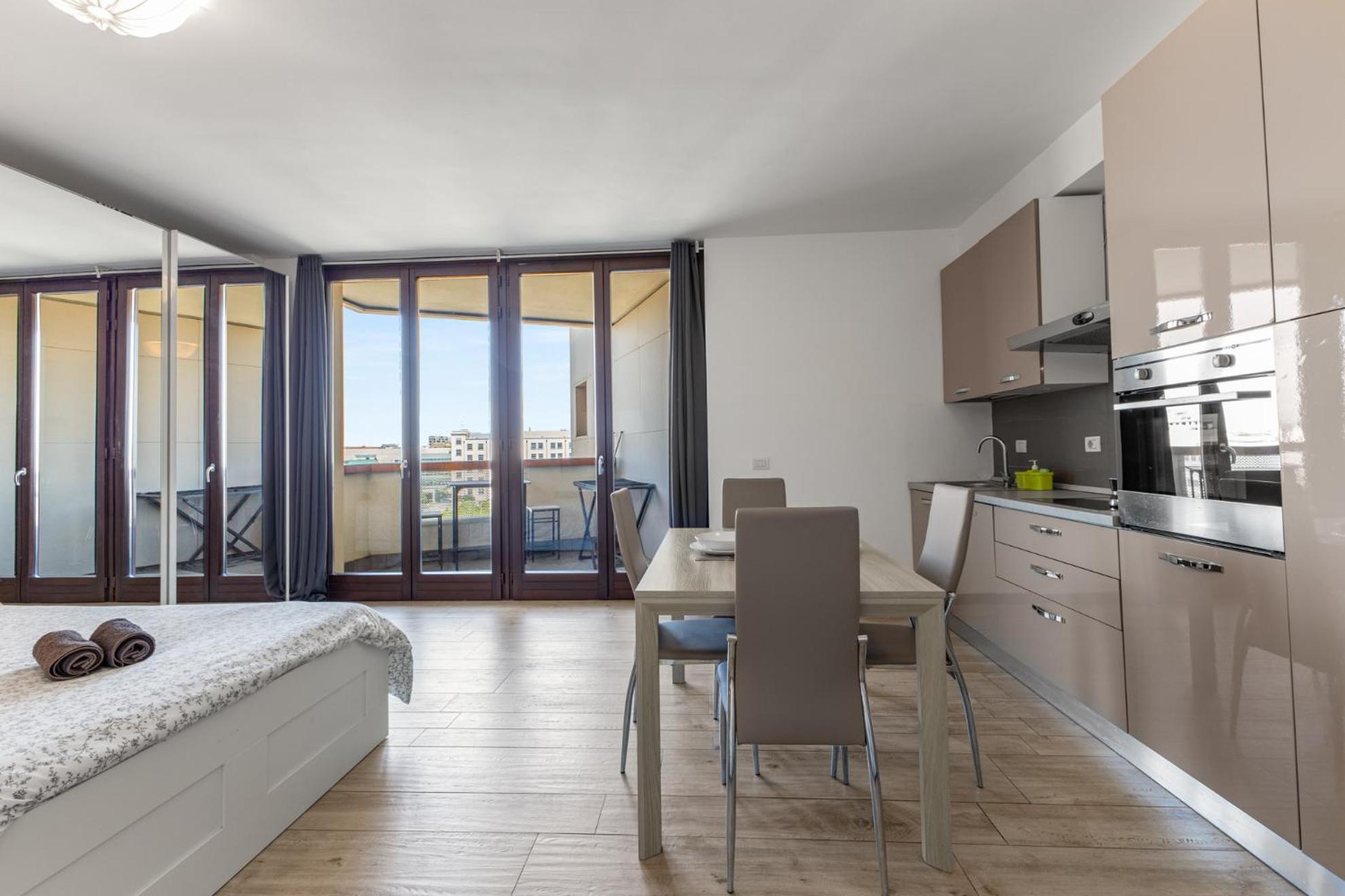 Monolocale Con Balcone Self Check In Sempione Lejlighed Milano