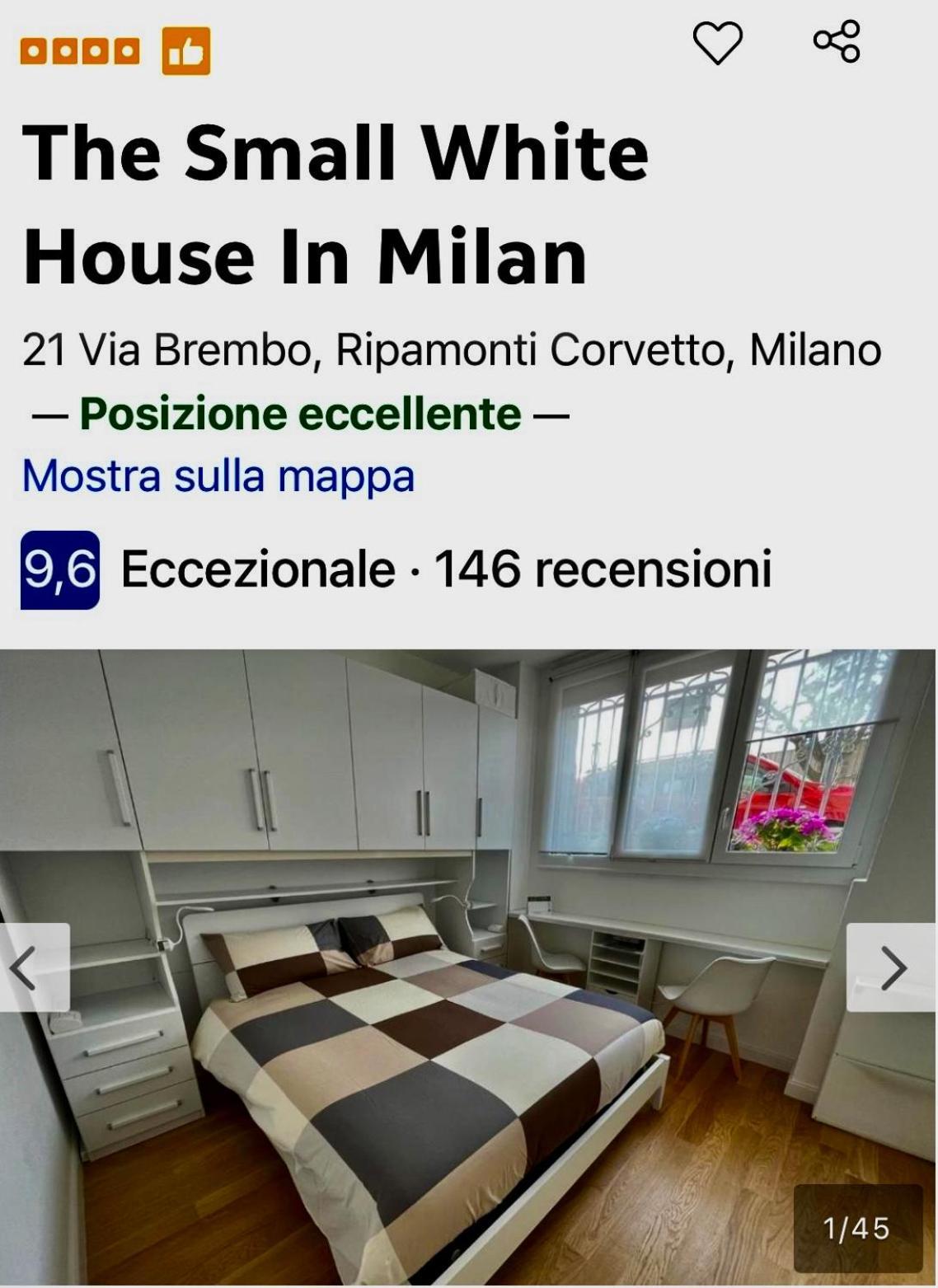 The Small White House In * Milano