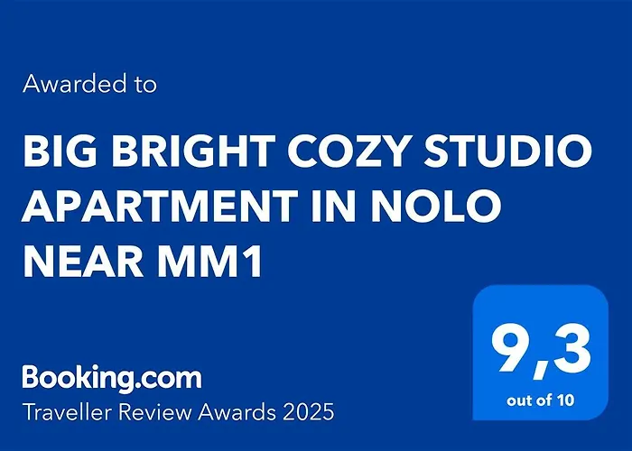 Big Bright Cozy Studio Apartment In Nolo Near Mm1