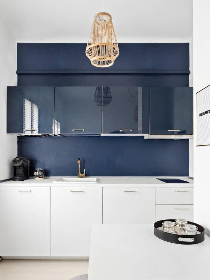 Golden Navy Design In Porta Venezia Apartment Milan