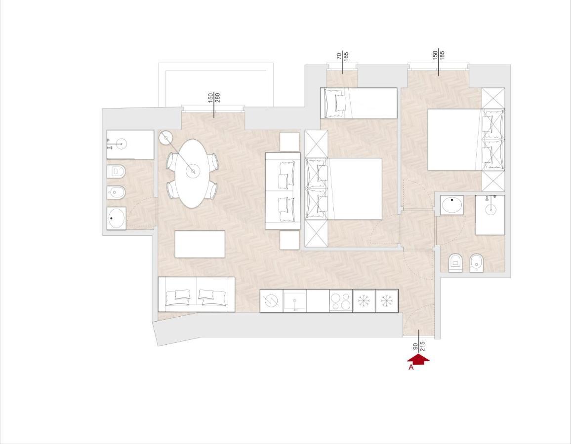 Leilighet Marcora 6 V Luxury Living Milano