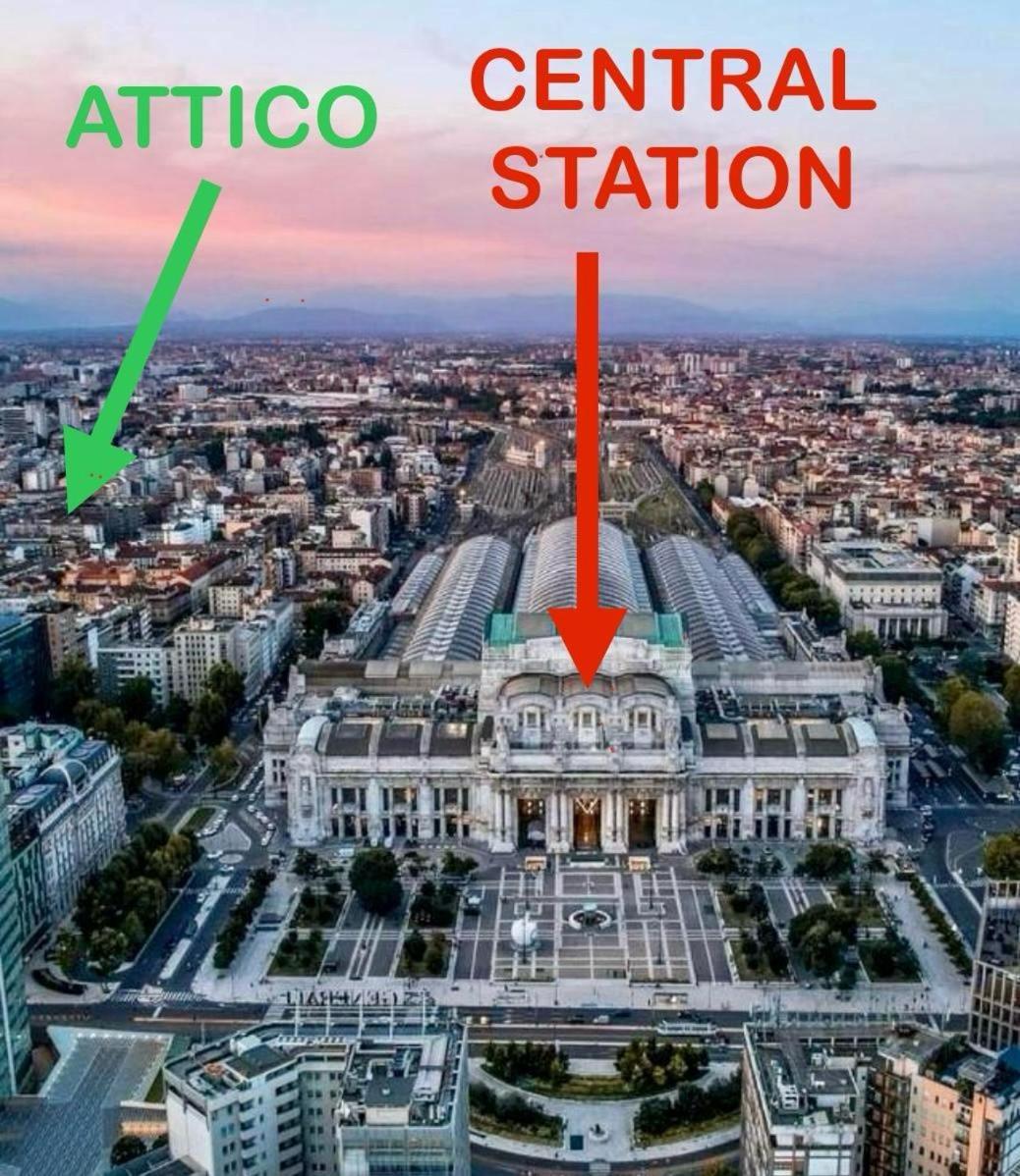 Leilighet Penthouse In The Sky With 30 Sqm Terrace Station