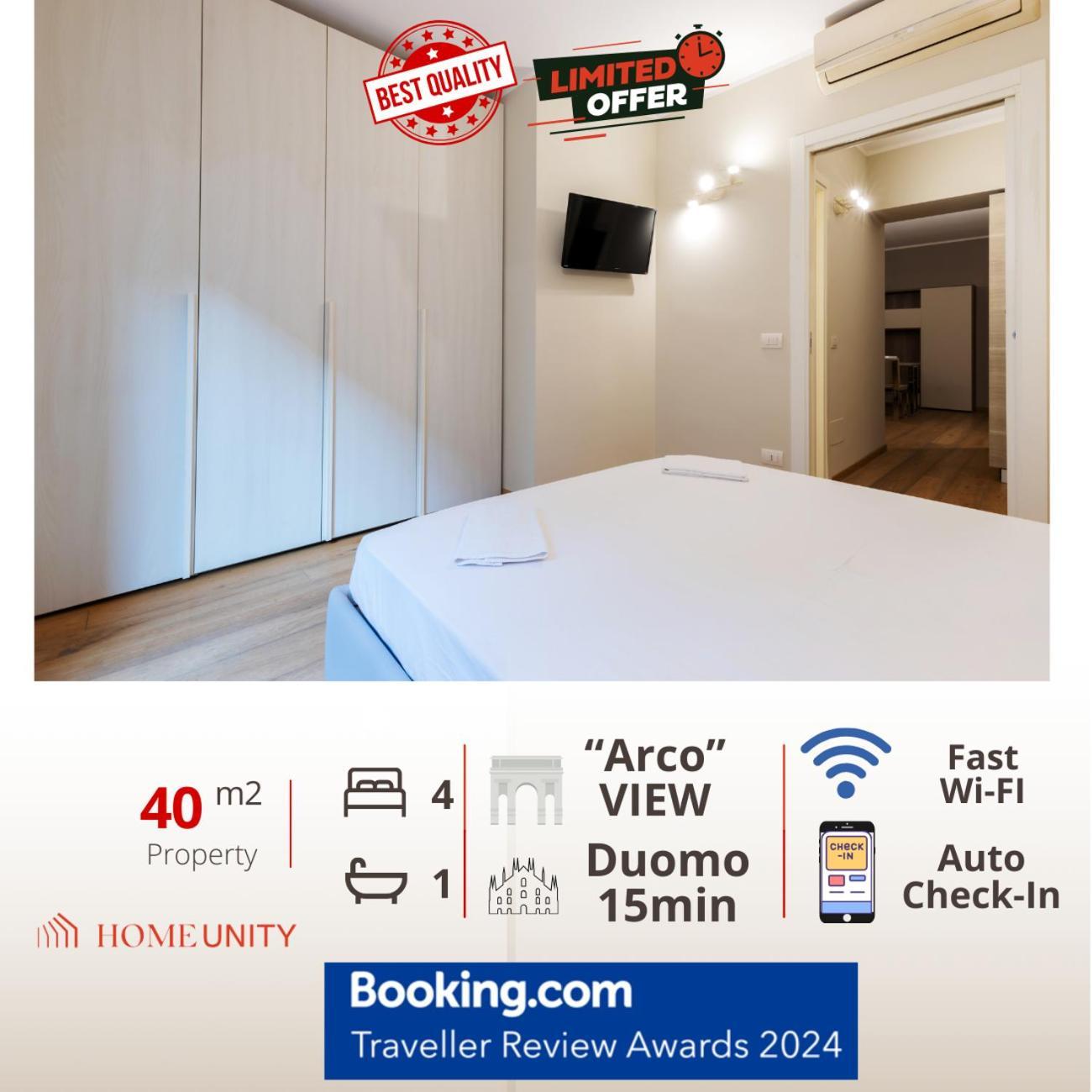 Apartment Arco Della Pace Corso Sempione - Exceptional Location Milan