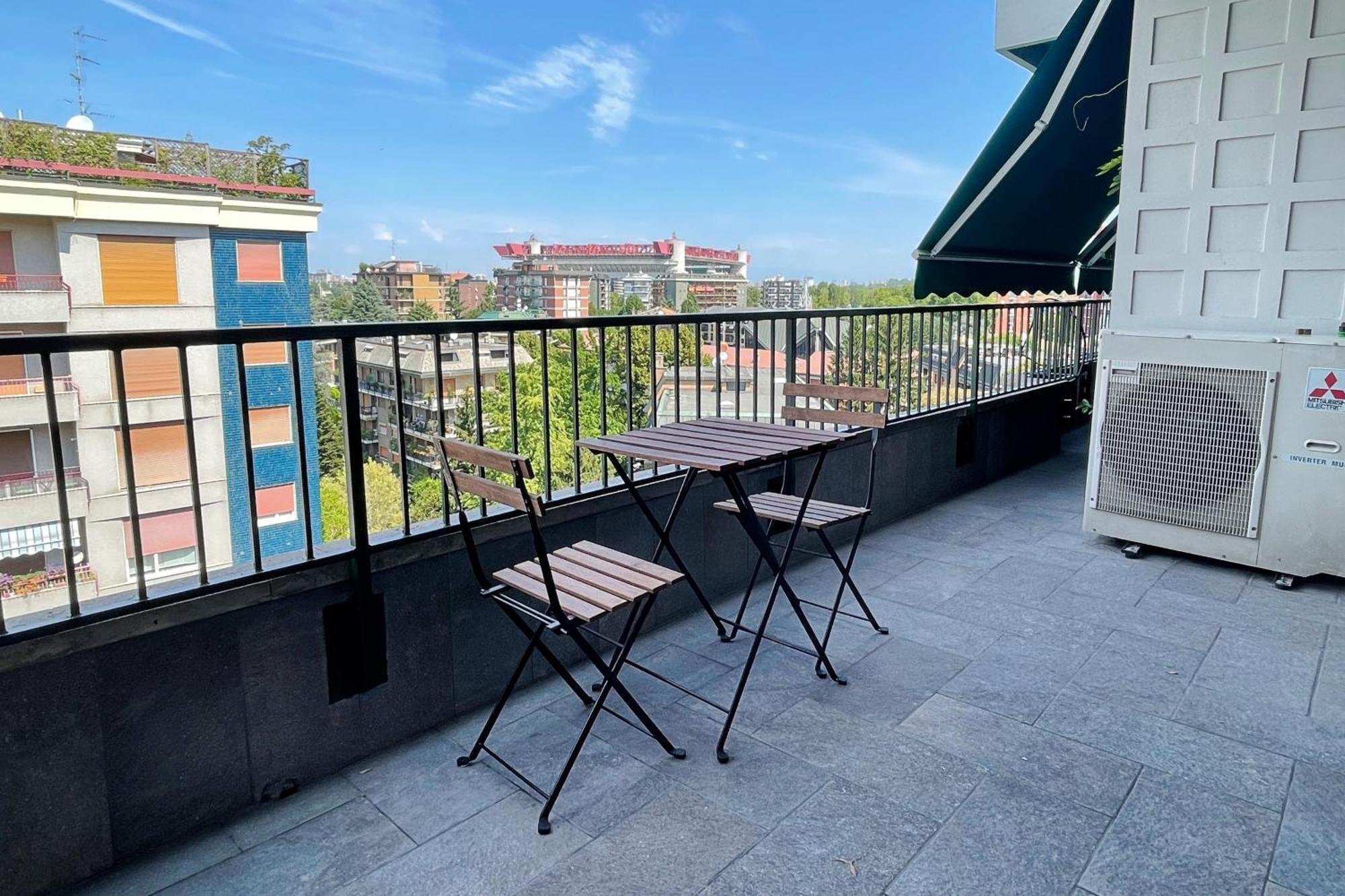 Bwr - Elegant Loft With Terrace, San Siro Appartement *