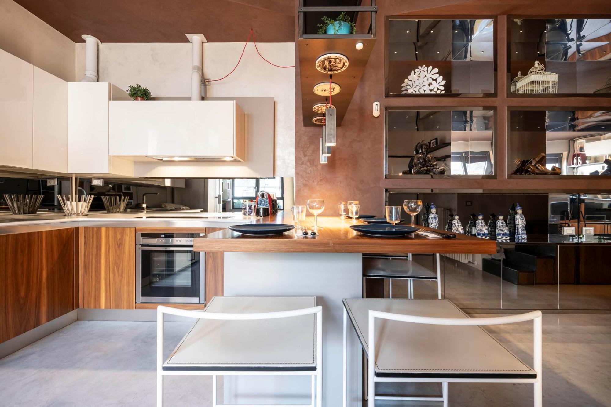 46 Attico Con Vista Cielo Appartement Milaan