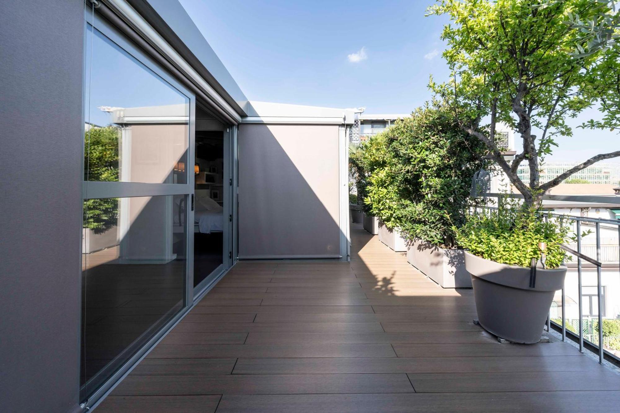 46 Attico Con Vista Cielo Appartement