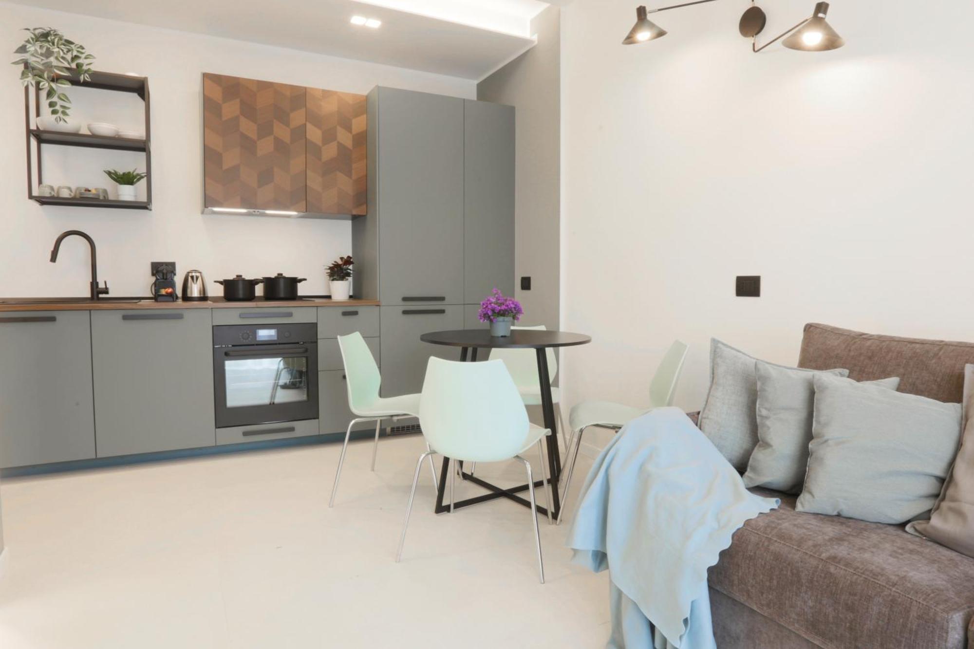 Station Modern Flat W/private Parking Appartamento Milano
