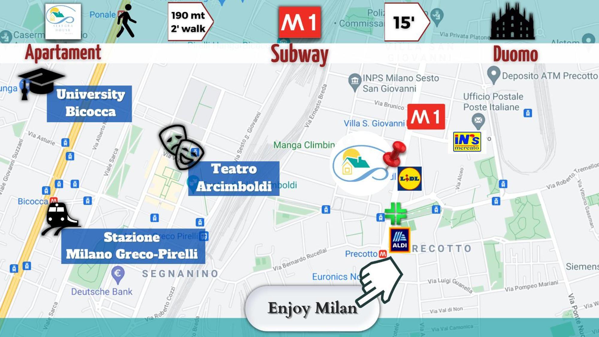 Allegra House Appartamento Milano