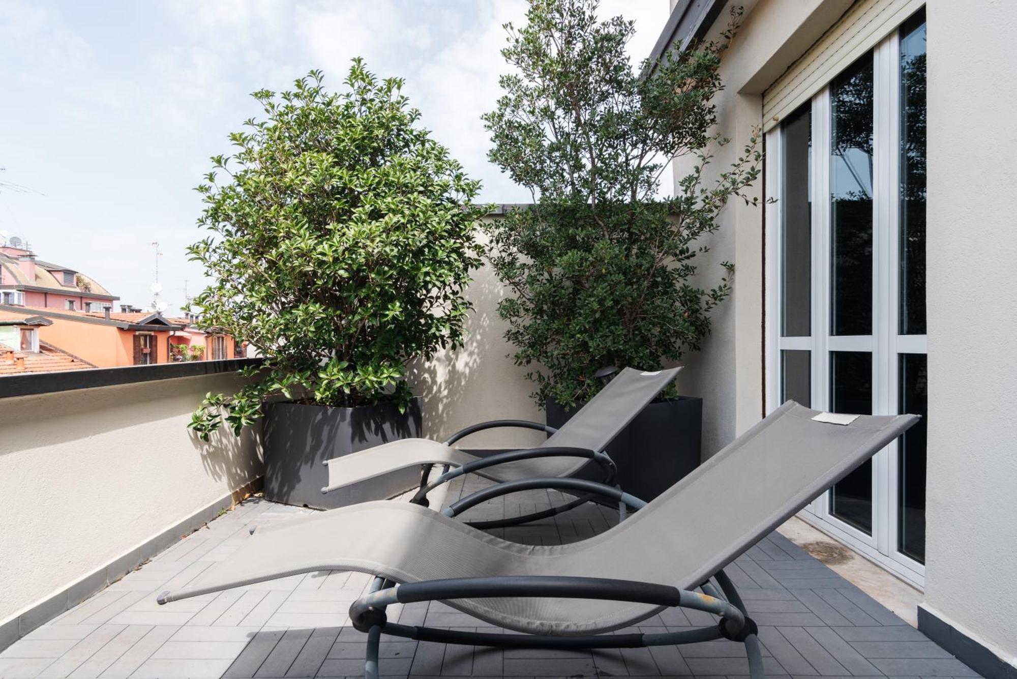 Favoloso Bilocale Con Terrazza Nel Cuore Di Appartement Milaan