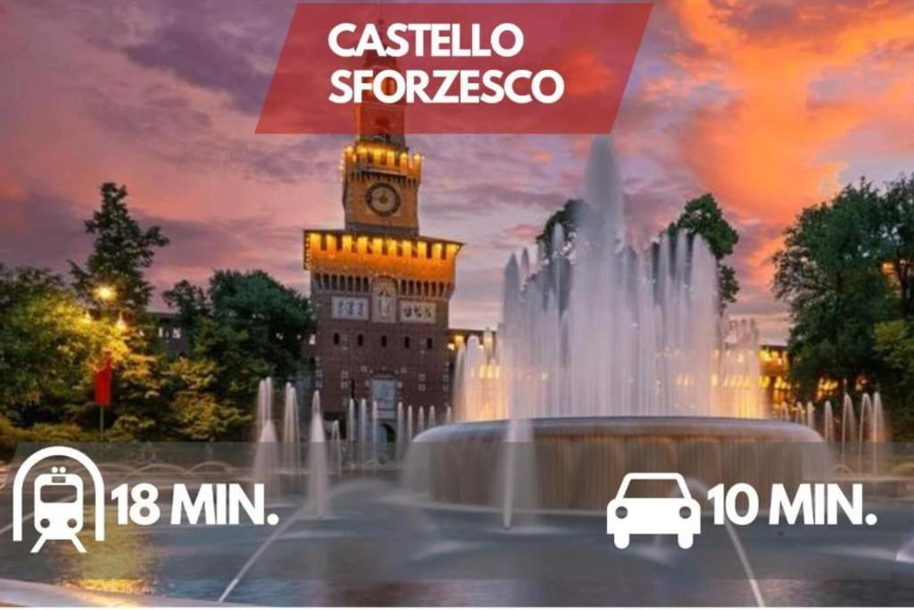 Appartement 500 M From Corso Sempione, Close To Metro M5 Milaan