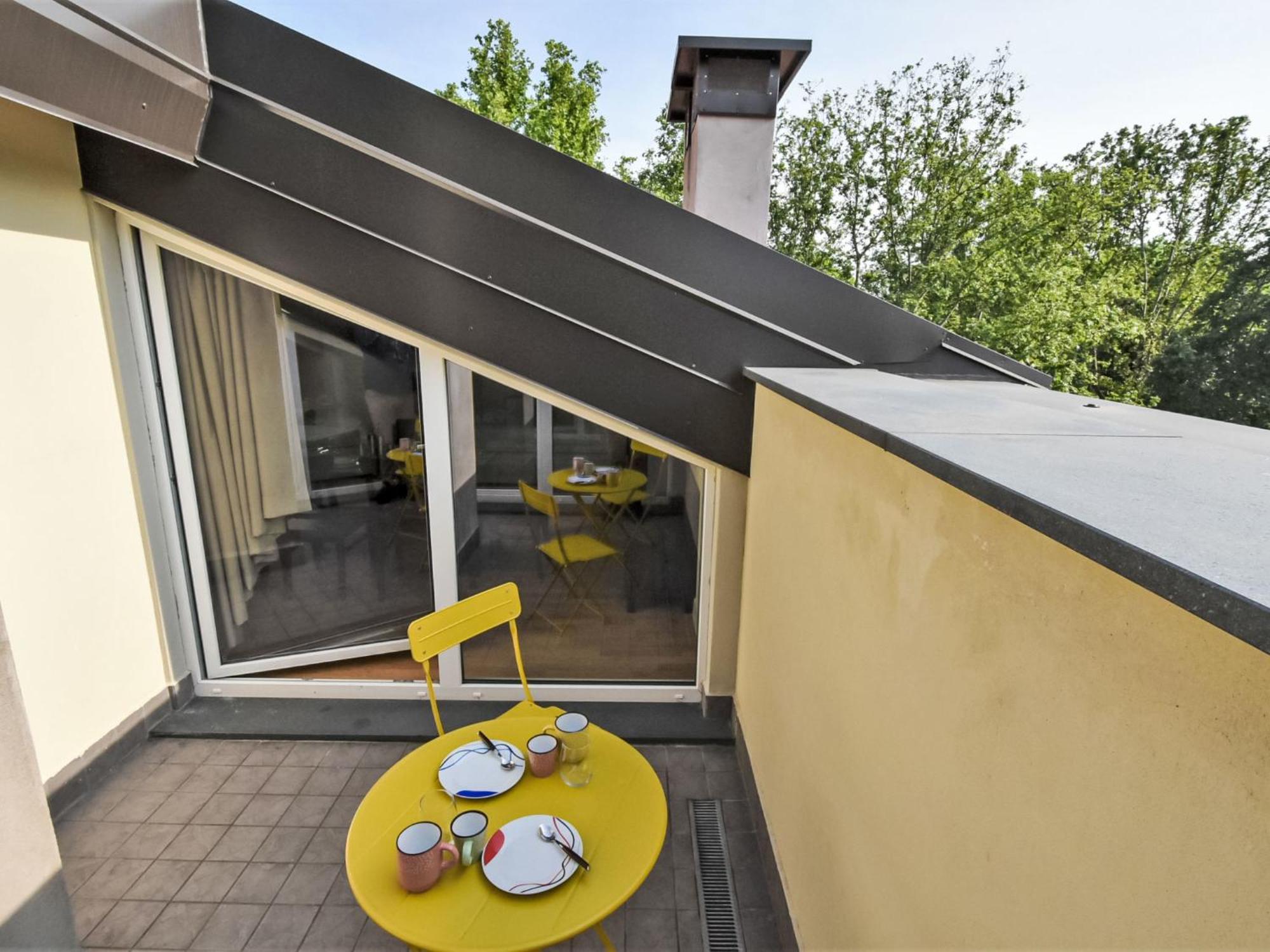 White Attic Terrace By Interhome