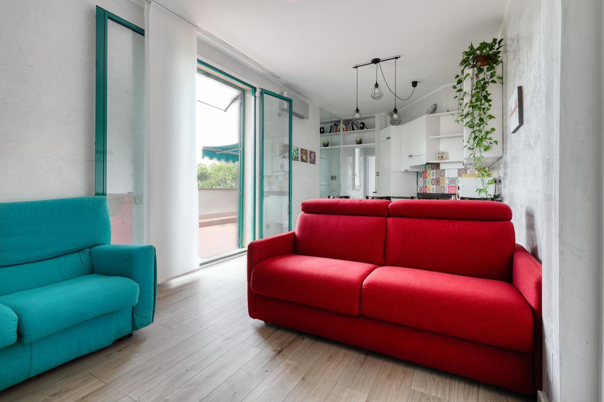 Rainbow House Via Dei Carafa Appartement Milaan