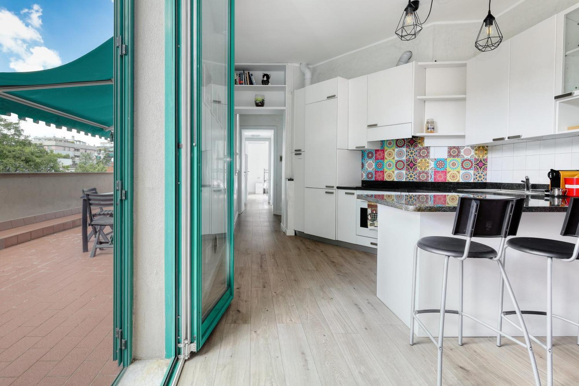 Rainbow House Via Dei Carafa Appartement