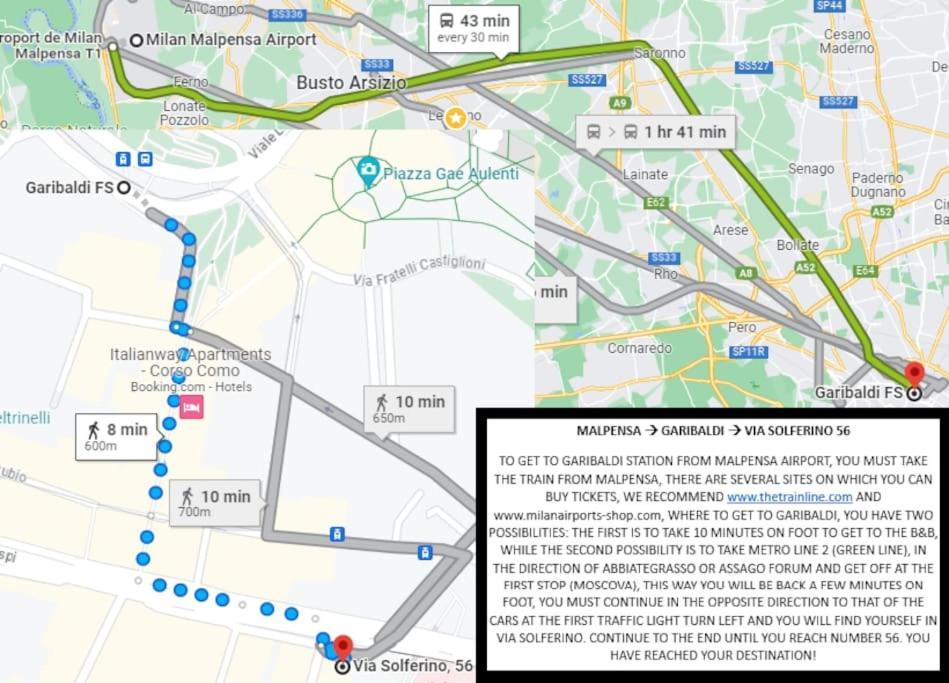 Appartamento Taxi No-need - Metro, Train Station, Nightlife And Restaurants Milano