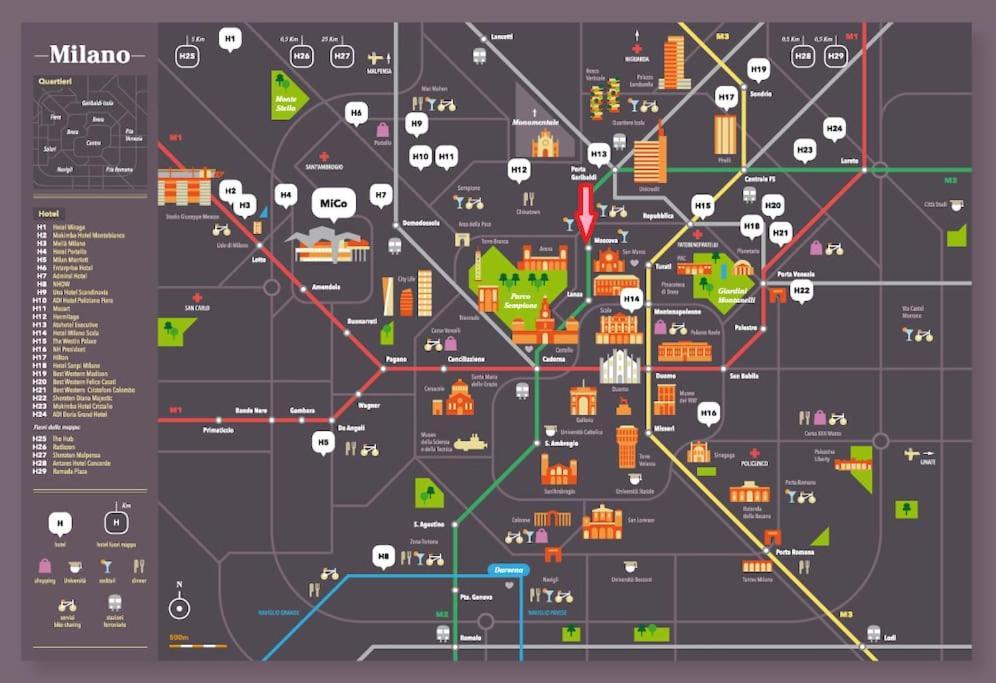 Appartamento Taxi No-need - Metro, Train Station, Nightlife And Restaurants *