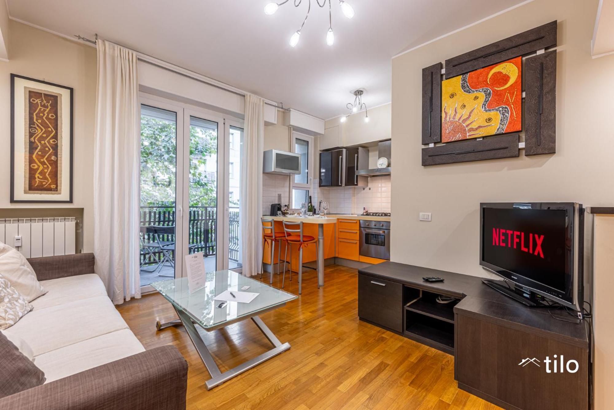 Apartment Porta Vittoria 1br, Free Ac, Wifi & Netflix By Tilo *