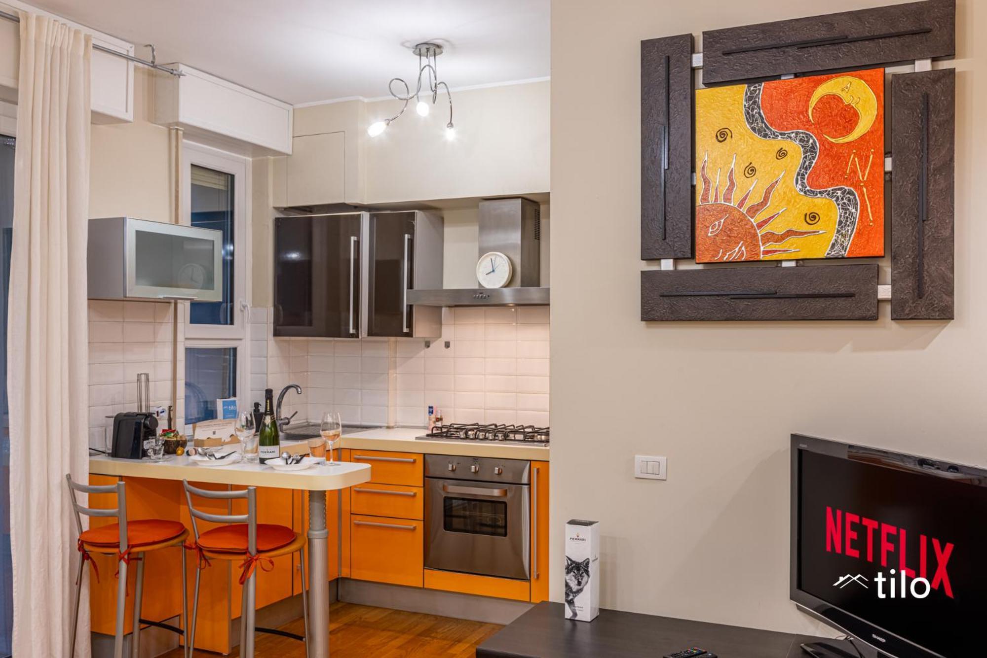 Apartment Porta Vittoria 1br, Free Ac, Wifi & Netflix By Tilo