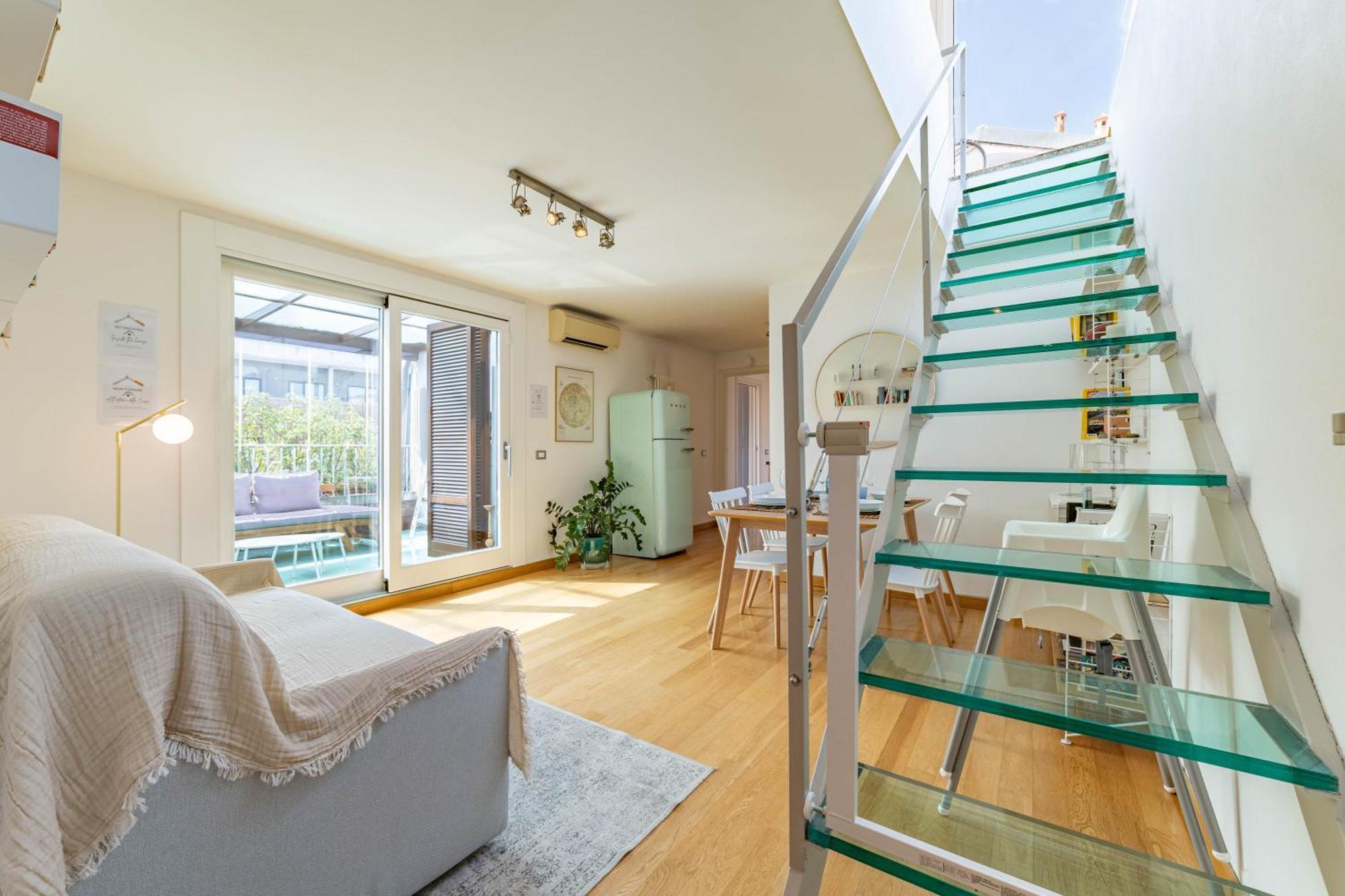10' Navigli, Penthouse With Panoramic View Lejlighed *
