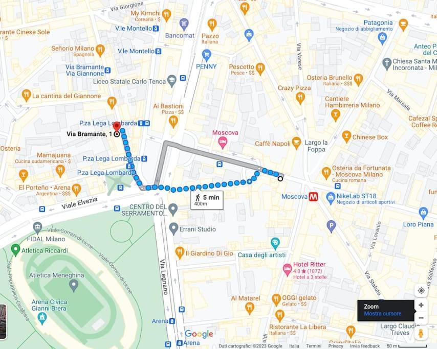 Meravigliosa In Brera, Moscova M2 Apartment *