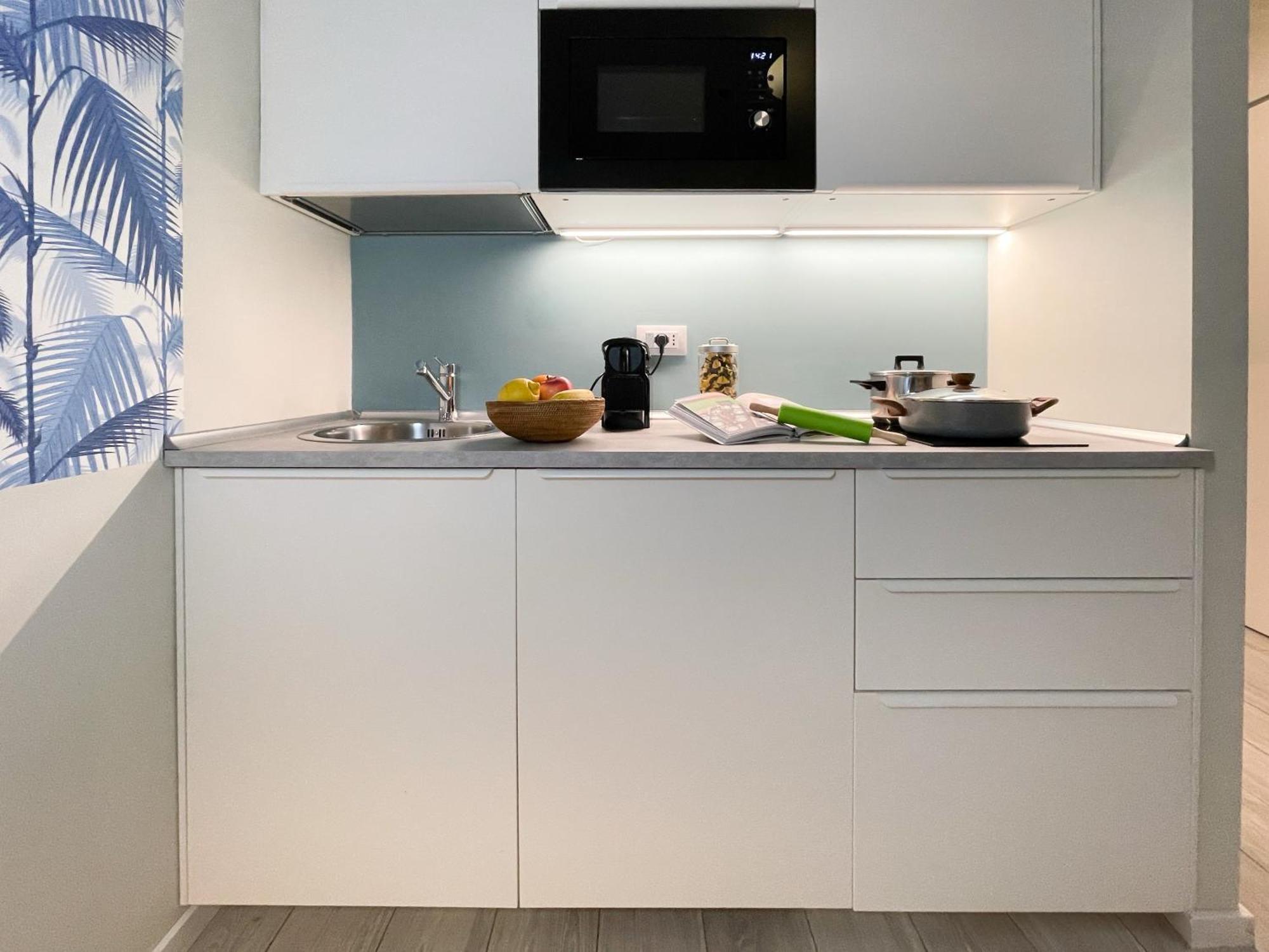 Appartement Blue Palm Jungle Self Checkin Design Milaan