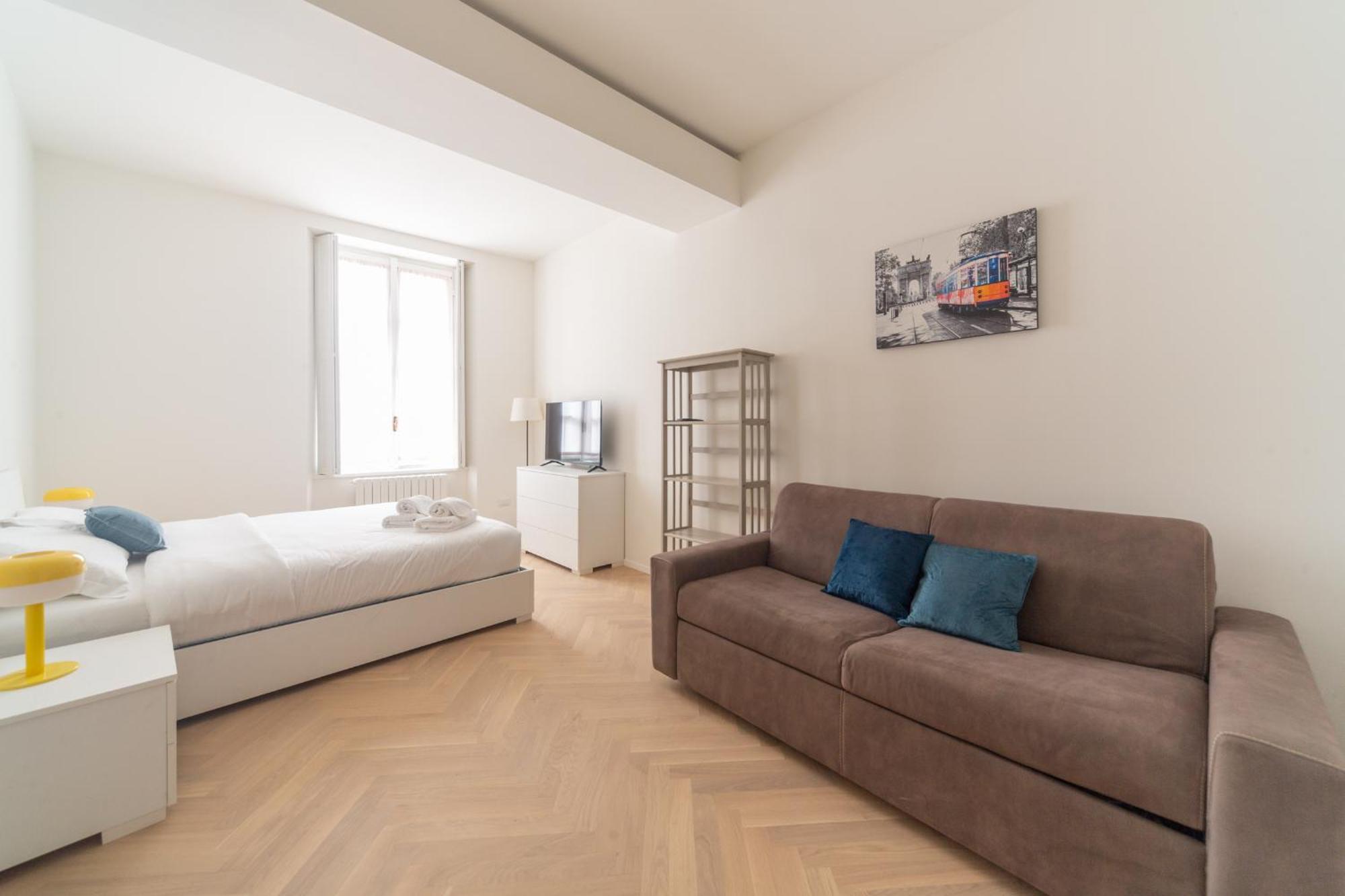 Leilighet Charming 2-bedroom In Milanese Building