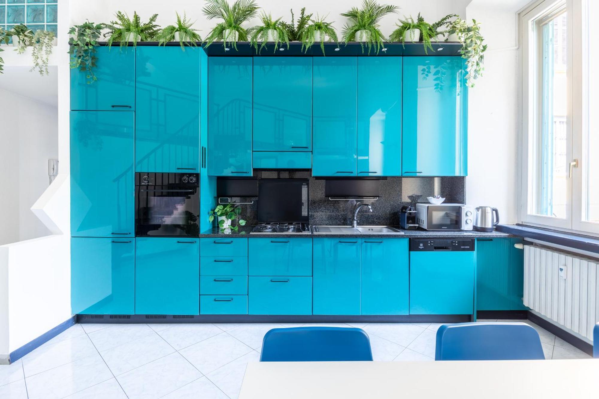 Blue Loft In The Heart Of Milan, Next To Metro Station Leilighet
