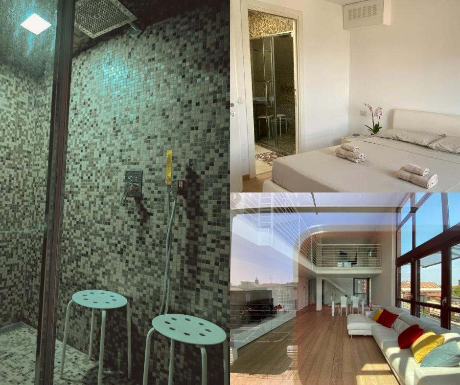 Penthouse Luce Near Metro-bus-tram Appartamento Milano