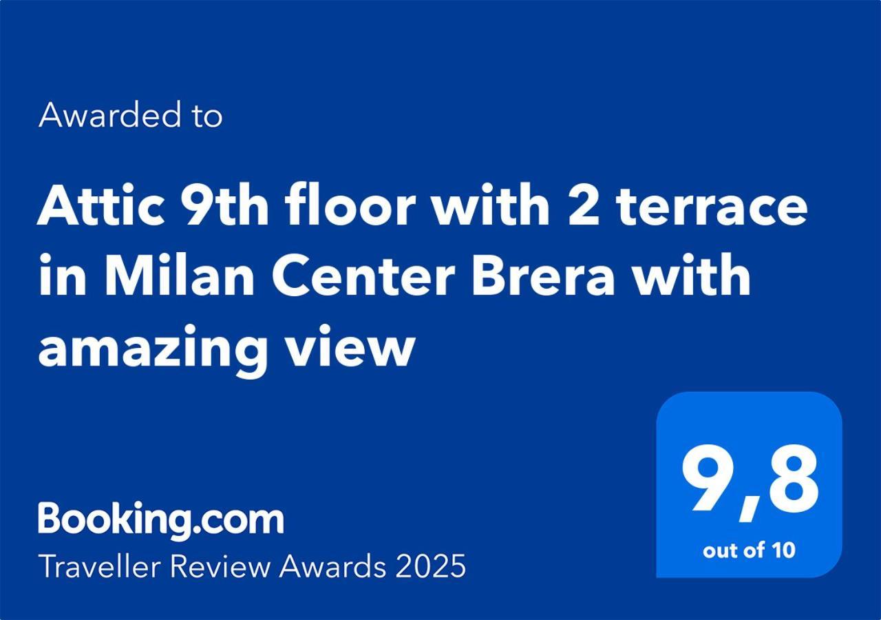 Apartment Attic 9th Floor With 2 Terrace In Center Brera With Amazing View Milan