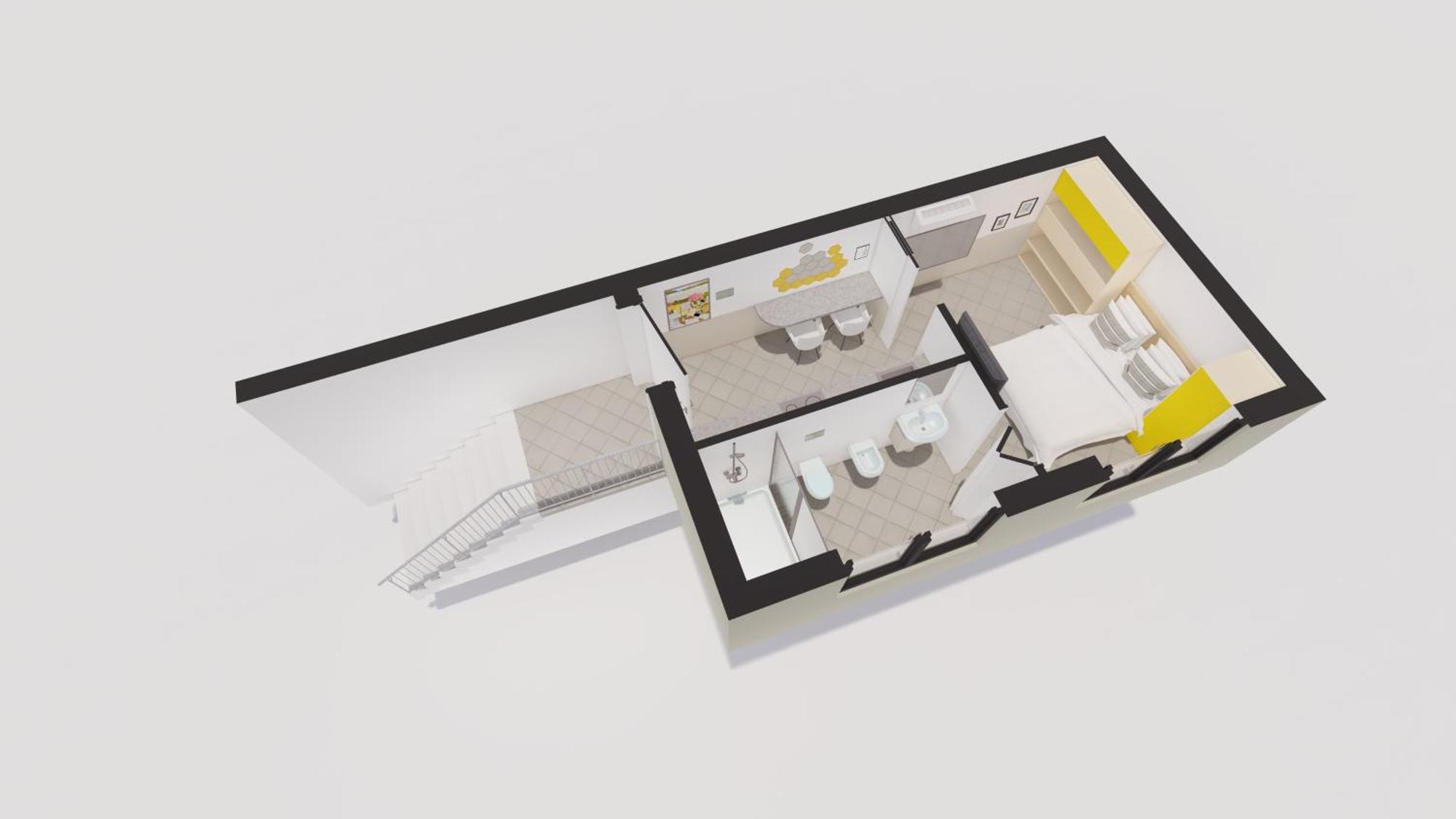 Appartamento 5 Min To Metro - Independent - Quiet - Privacy *