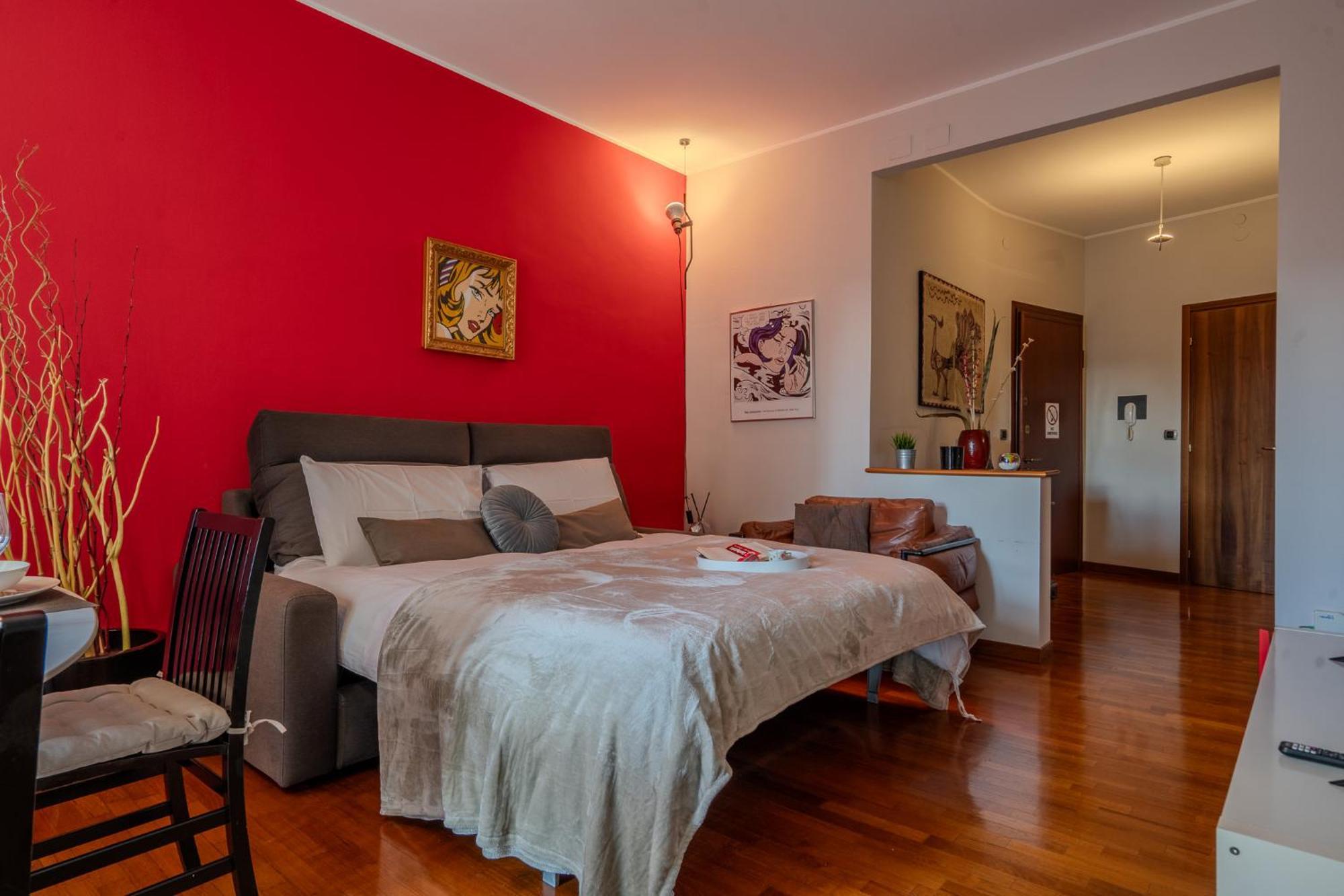 Caseospitali - Casa Pop Art Luminoso Per 4 Citta Studi, Lambrate Appartement *