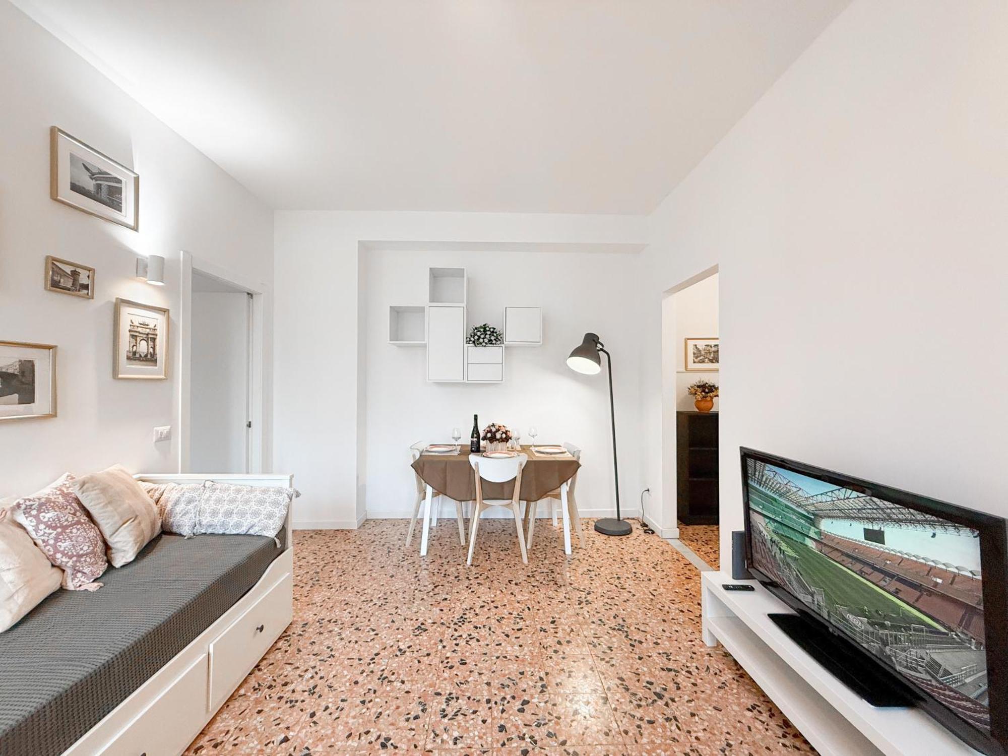 Free Park, 100m From San Siro, Derby Two-room *