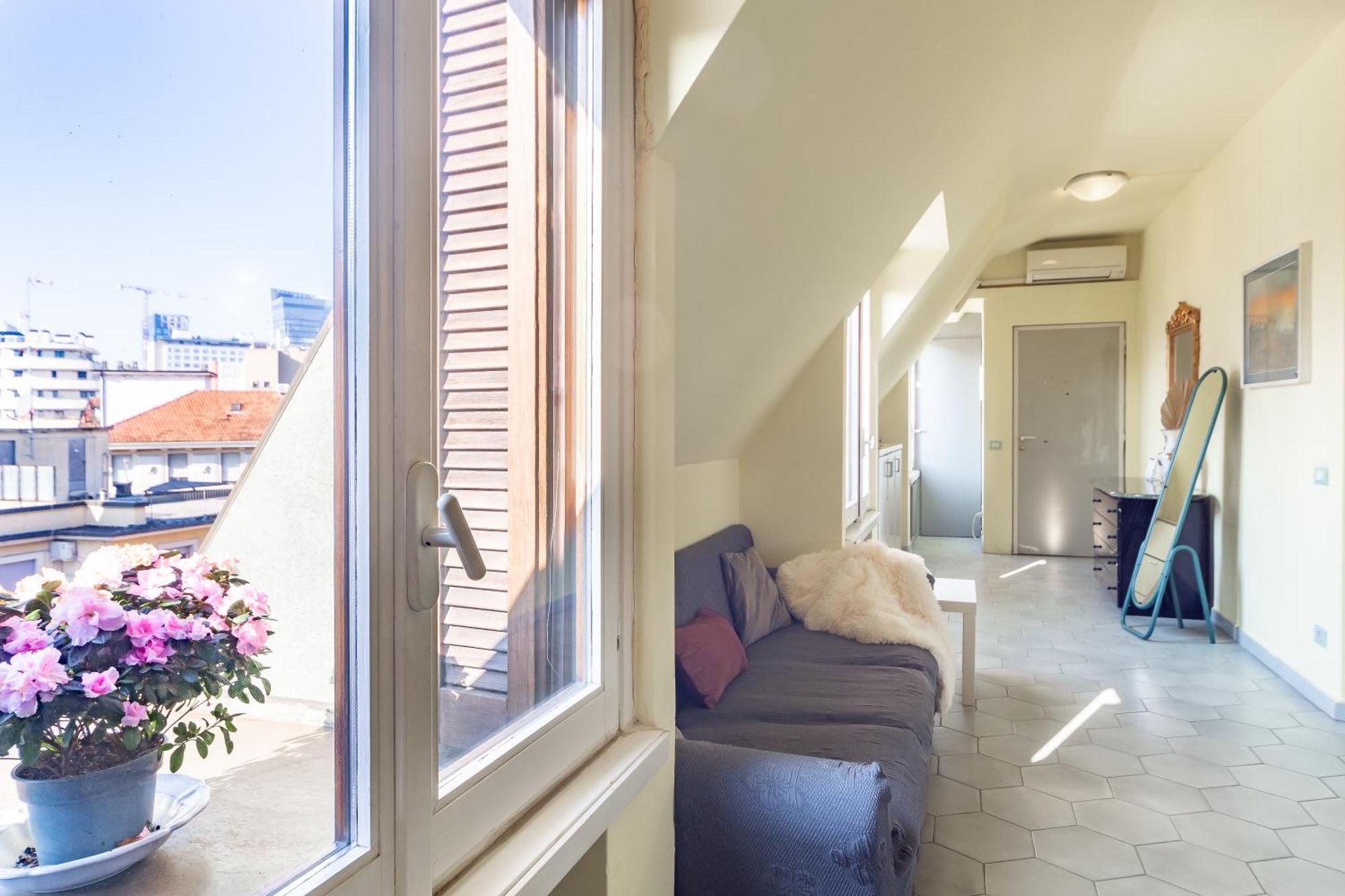 Repubblica-stazione Big House Skyline View 4 Pax Check In H24 Apartment Milan