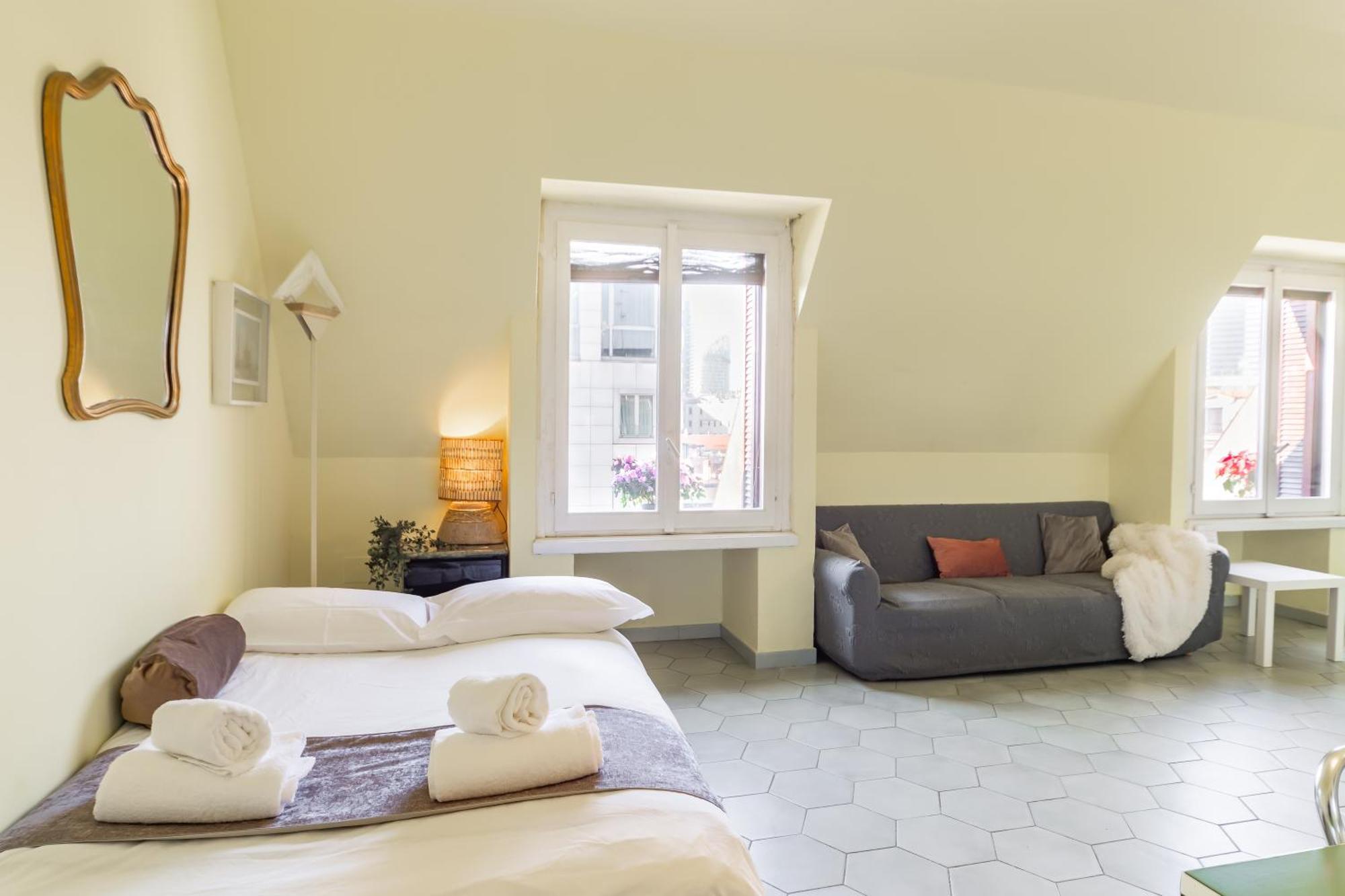 Repubblica-stazione Big House Skyline View 4 Pax Check In H24 Apartment Milan