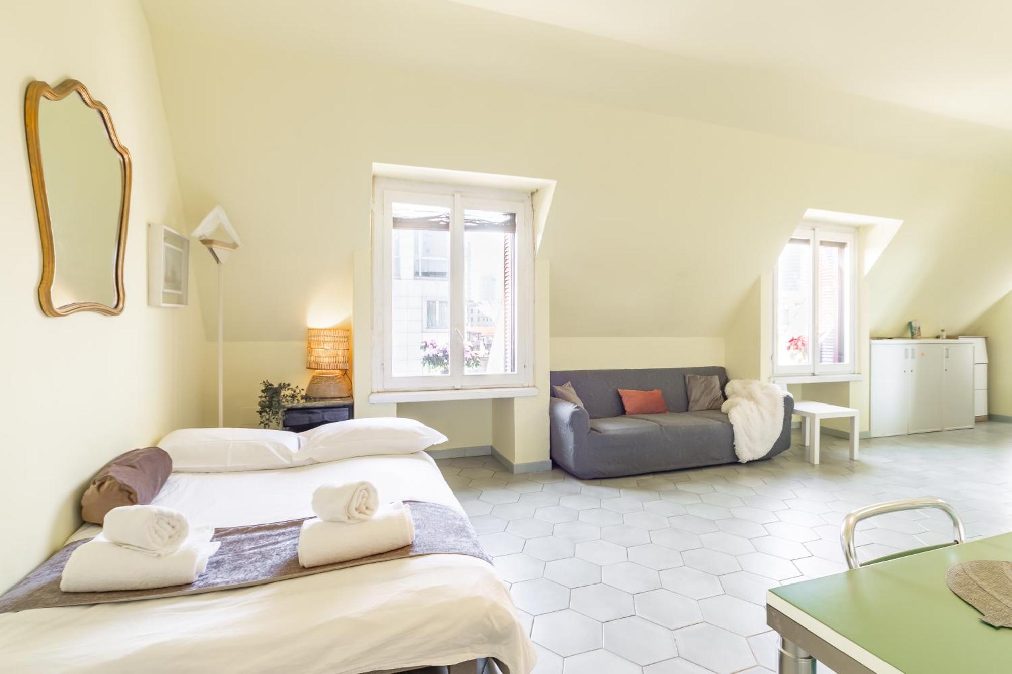 Repubblica-stazione Big House Skyline View 4 Pax Check In H24 Apartment *