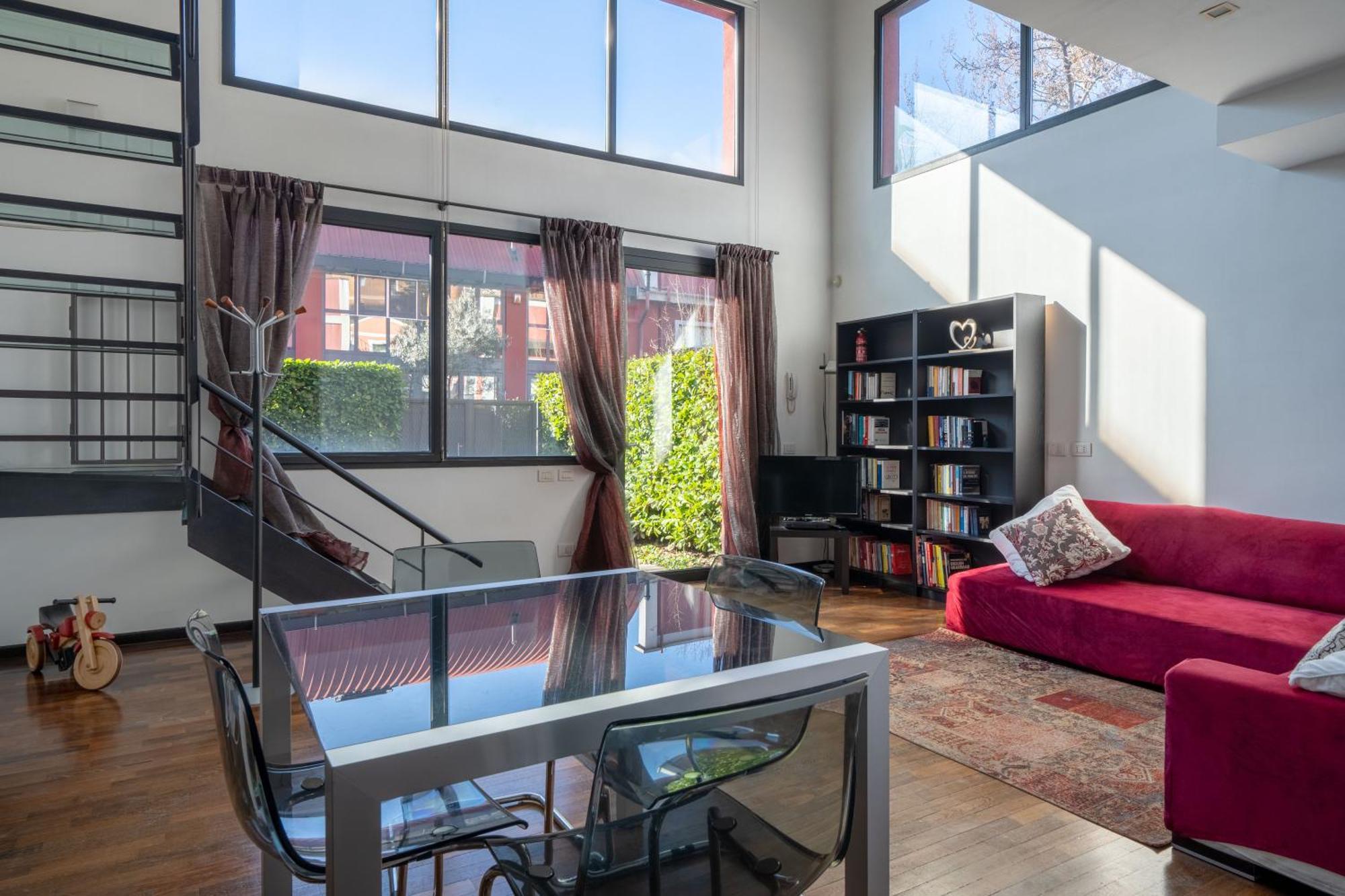 Design Loft Milano - Red Lofty - Collegato A Rho Fiera E Mico, Wi-Fi & Parking Apartment *