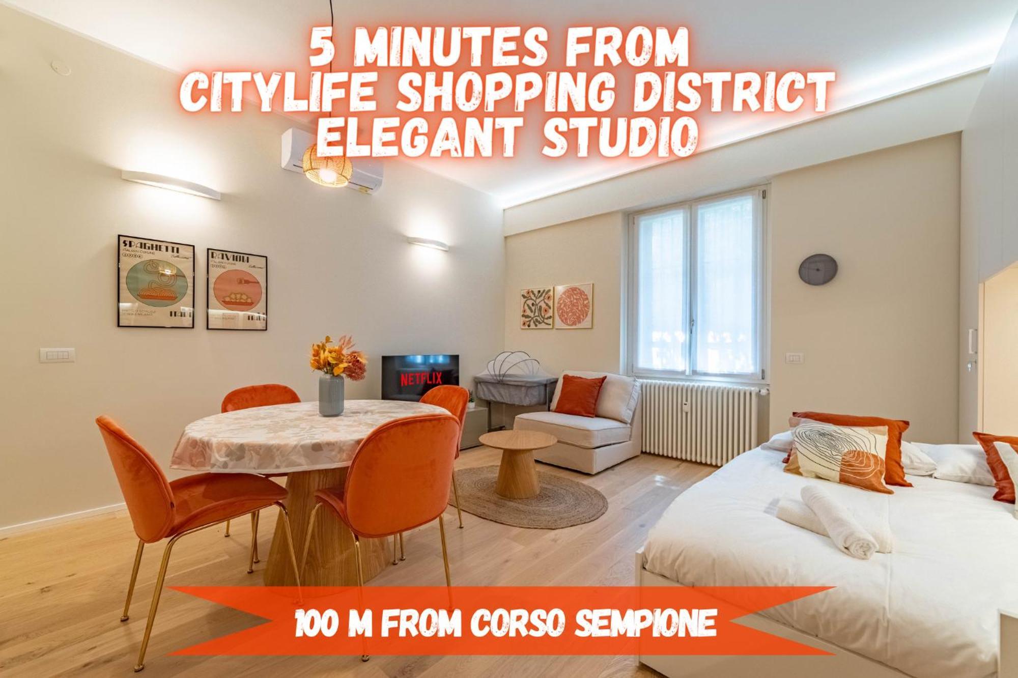 5' From Corso Sempione Elegant Milano
