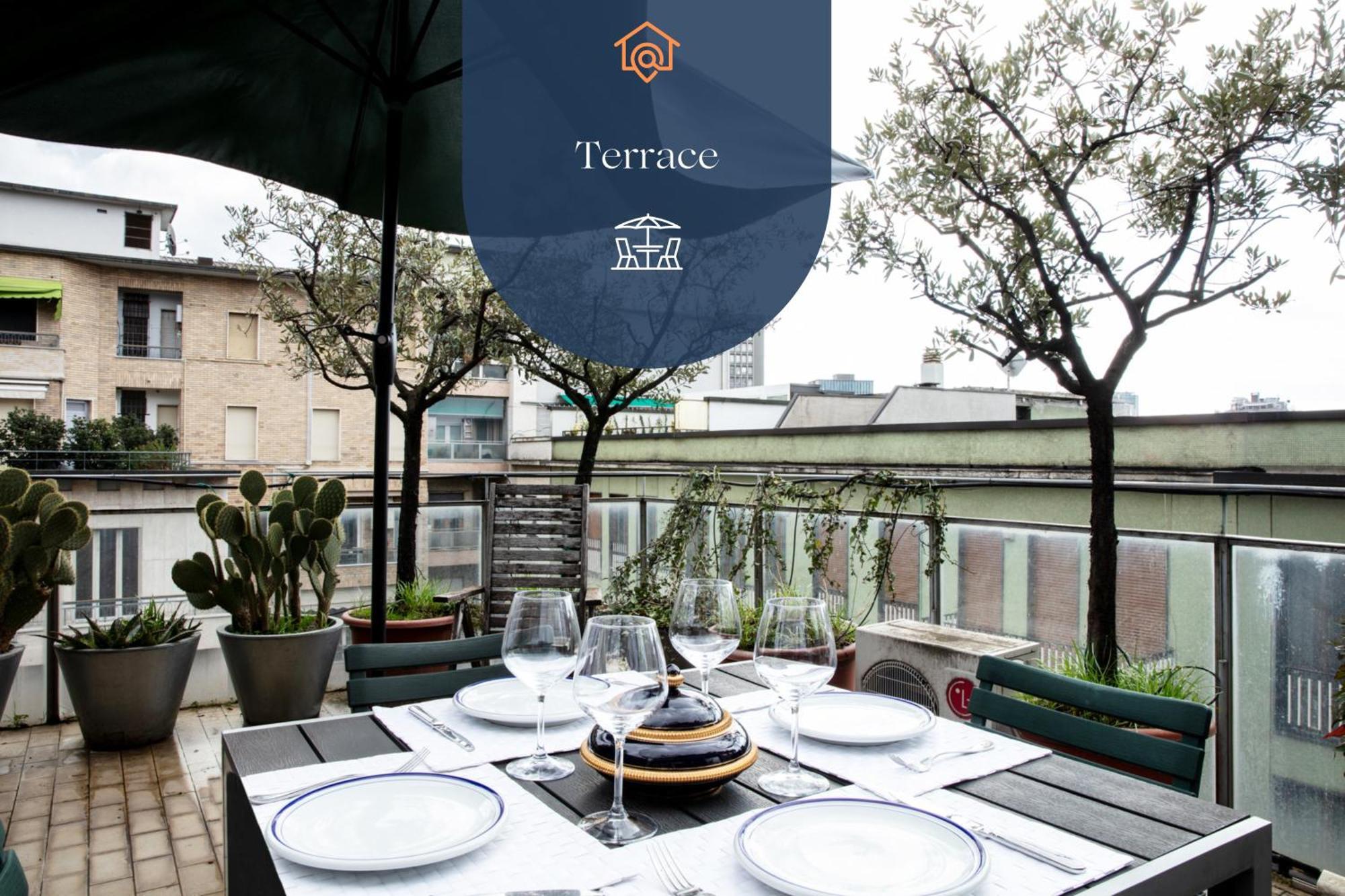 Appartamento Dehomes - Porta Nuova Luxury, Terrace View Duomo *