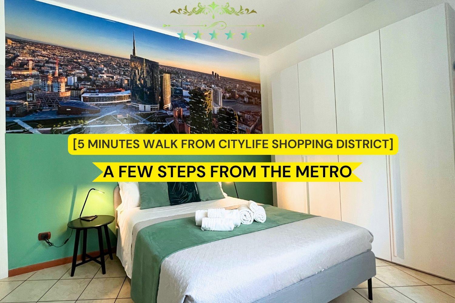 Elegant Citylife Apartment- Metro Access - Double Appartement Milaan