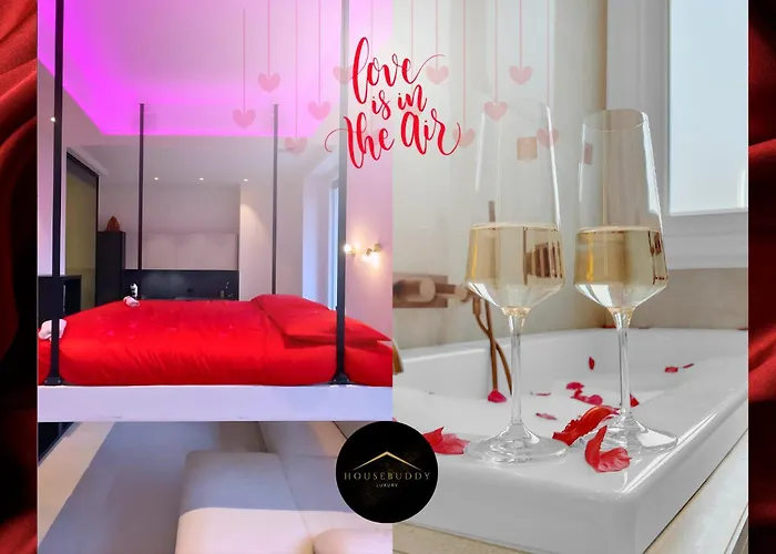Love Is In The Air - Suspended Bed & Bath Hub